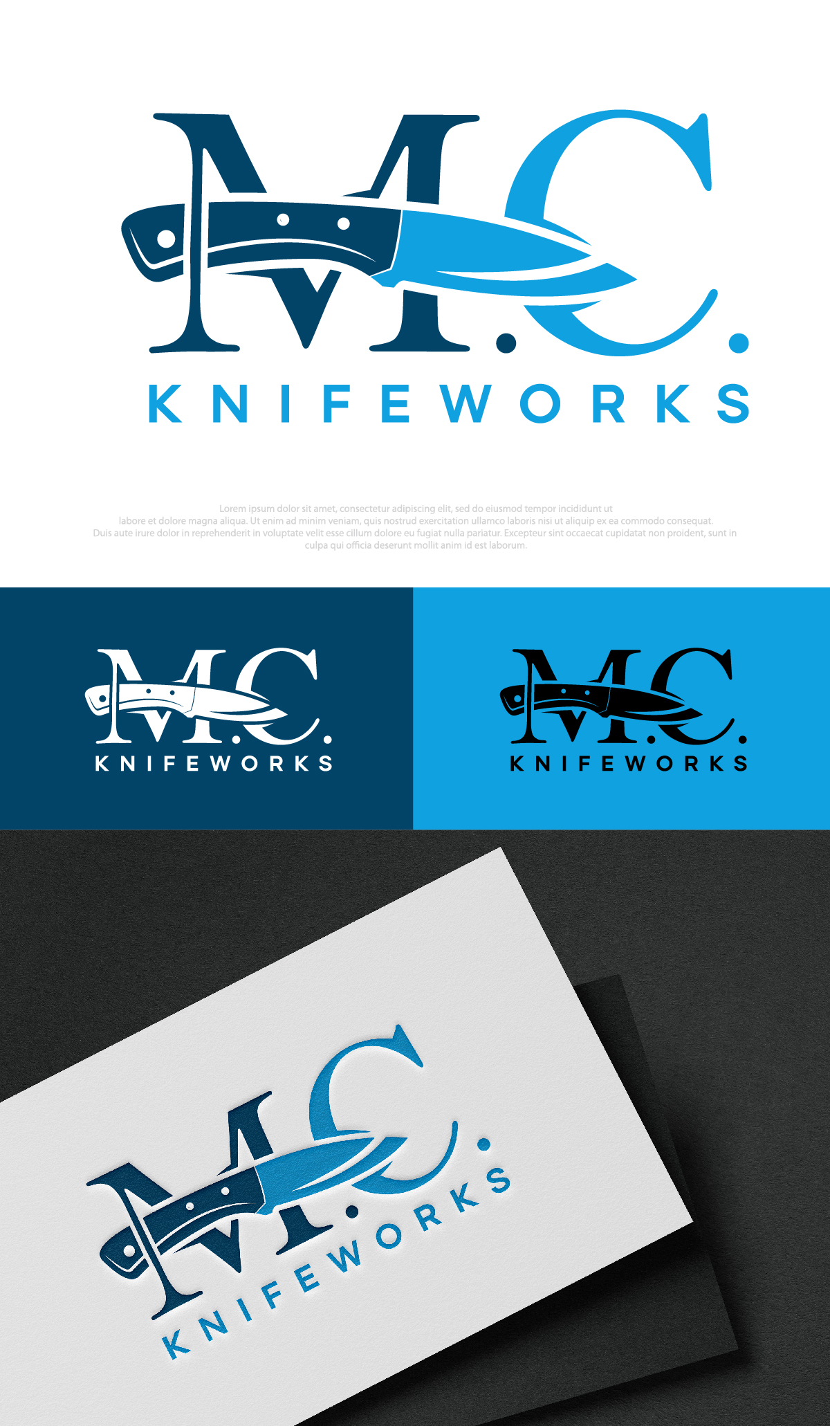 Logo-Design von DesignLima für M.C. Knifeworks | Design: #31557969