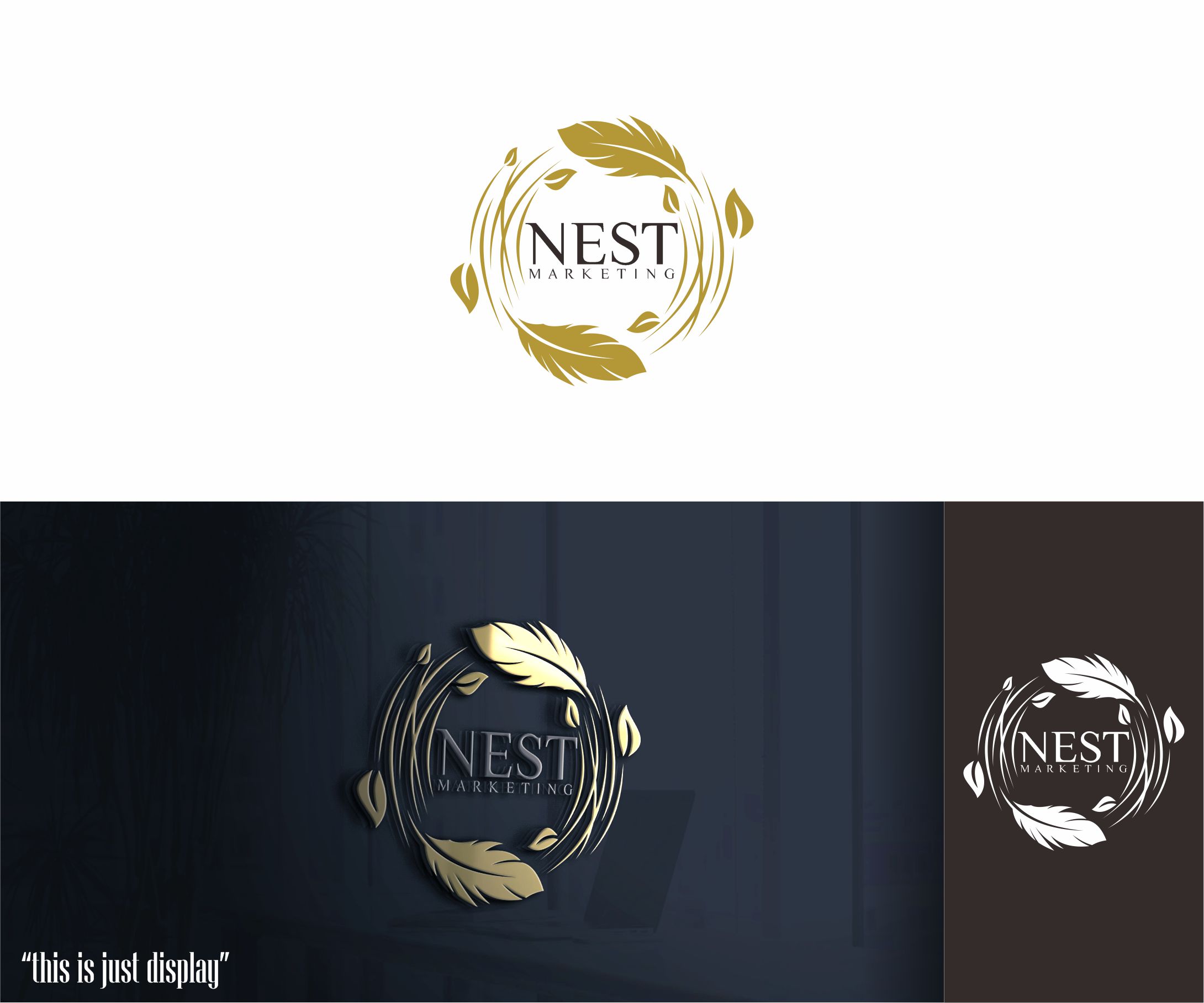 Logo Design by alkaline for Nest Marketing | Design #31529434