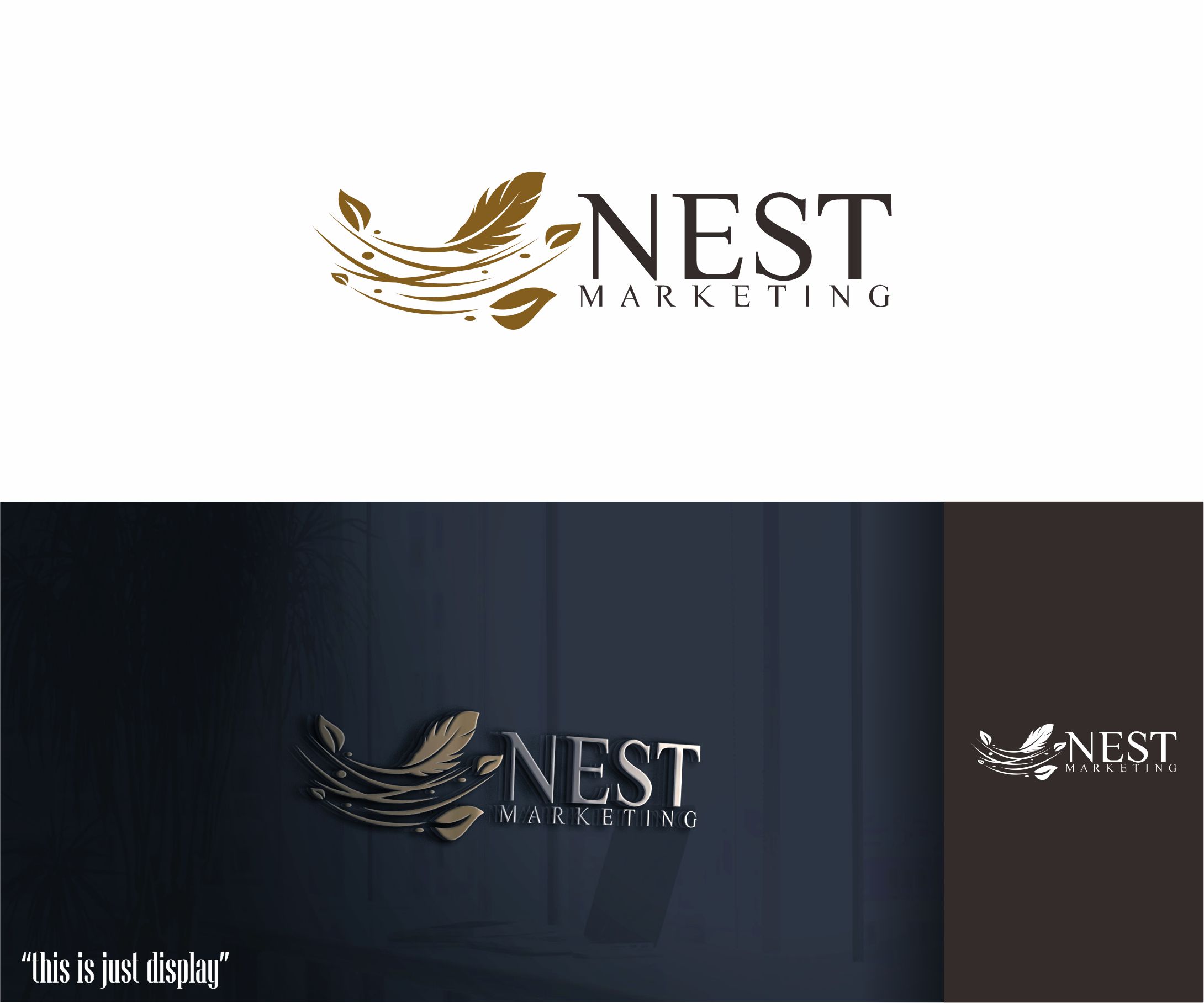 Logo Design by alkaline for Nest Marketing | Design #31532230