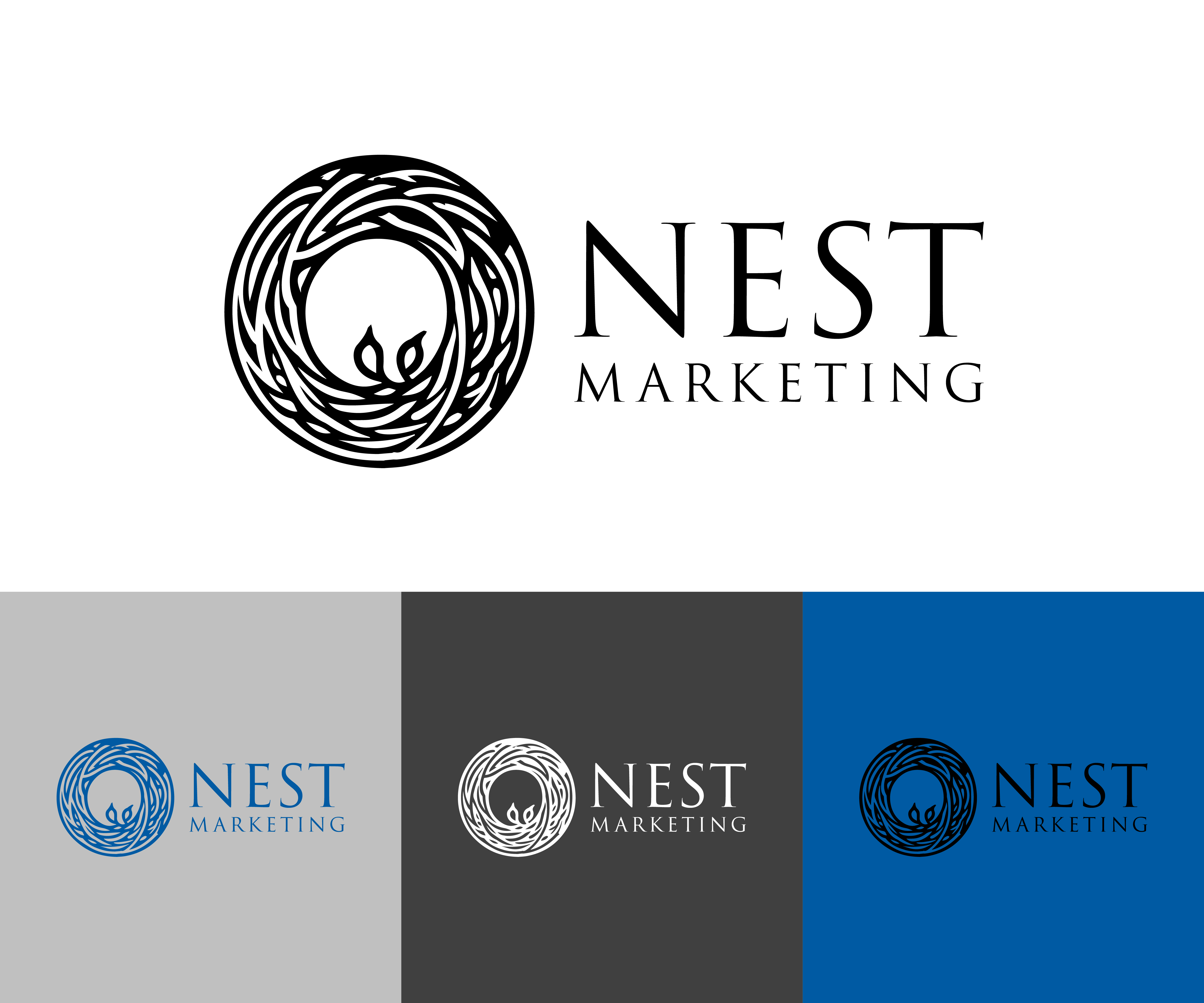 Logo Design by ABUBAKAR Graphics for Nest Marketing | Design #31534214