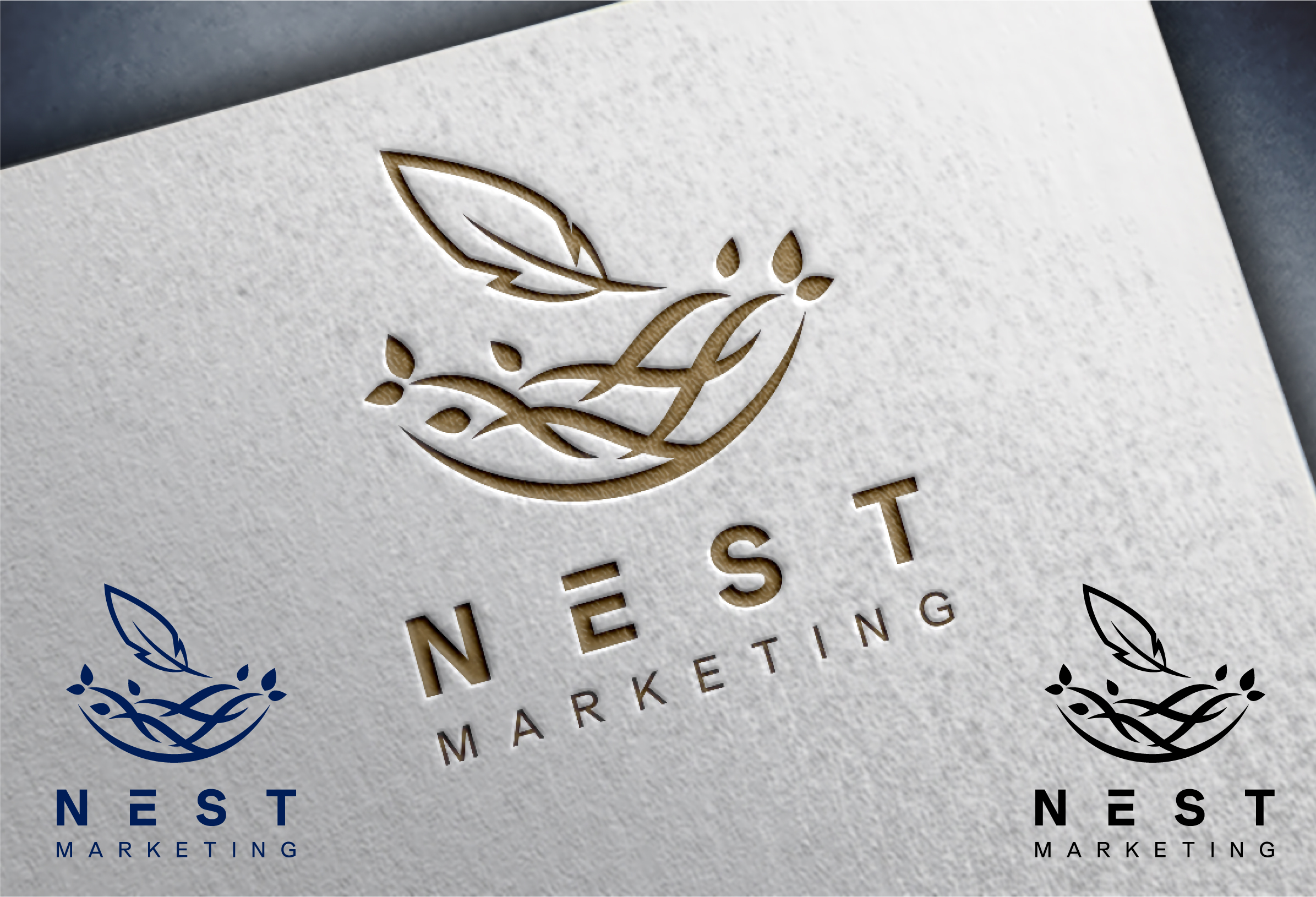Design de Logo par John Mark Arts pour Nest Marketing | Design #31532687