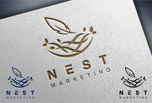 Logo Design by John Mark Arts for Nest Marketing | Design #31532687