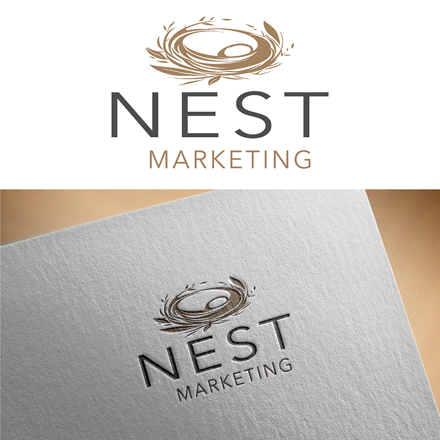 Logo Design by Vibrix Media for Nest Marketing | Design #31532289