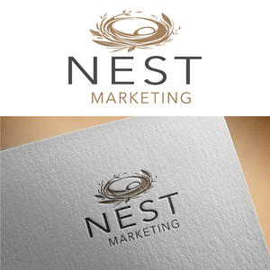 Logo Design by Vibrix Media for Nest Marketing | Design: #31532289