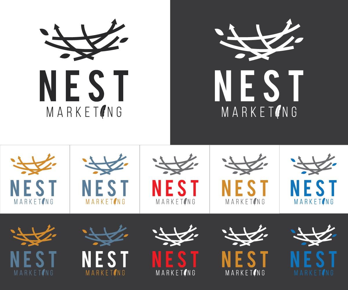 Logo Design by Graffical Sam for Nest Marketing | Design #31588428
