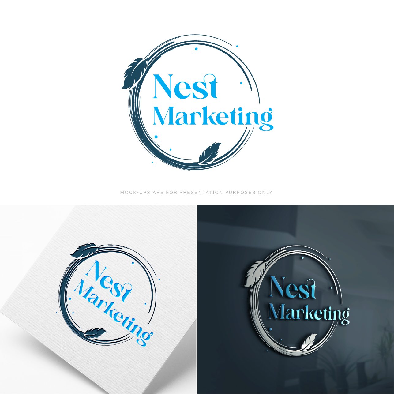 Logo Design by The Lion Studios for Nest Marketing | Design #31528609
