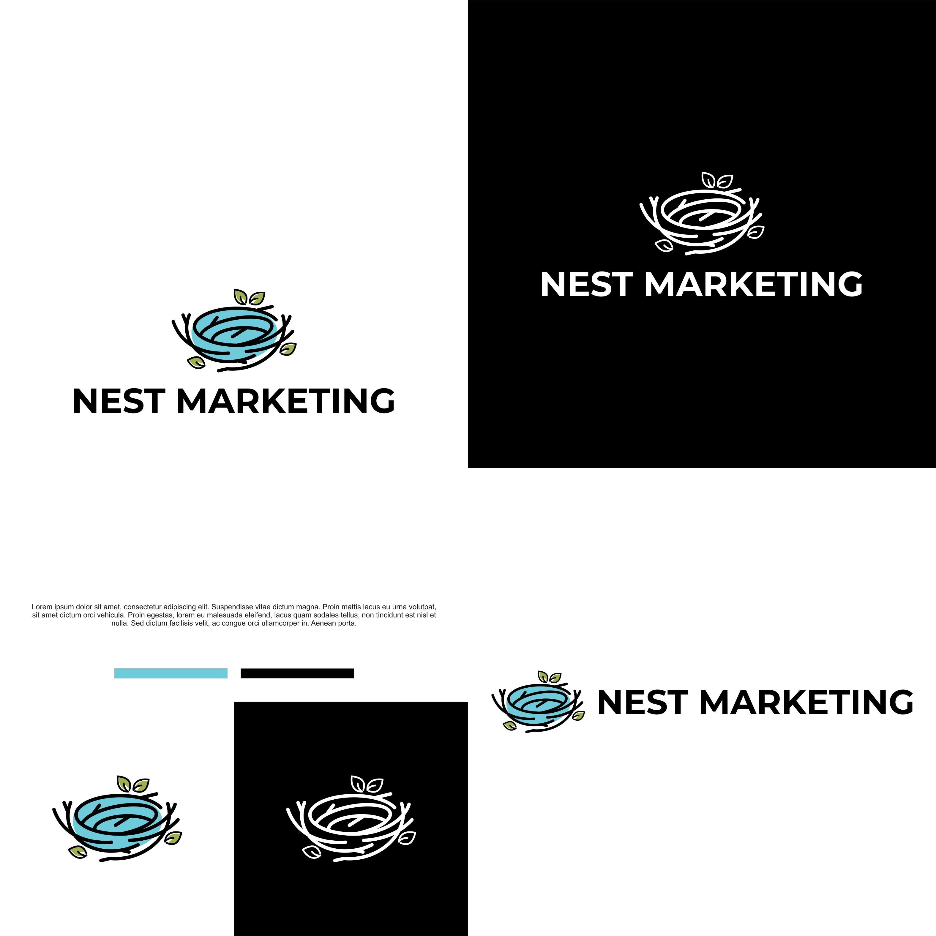 Logo-Design von Nembelas Studio für Nest Marketing | Design #31539121