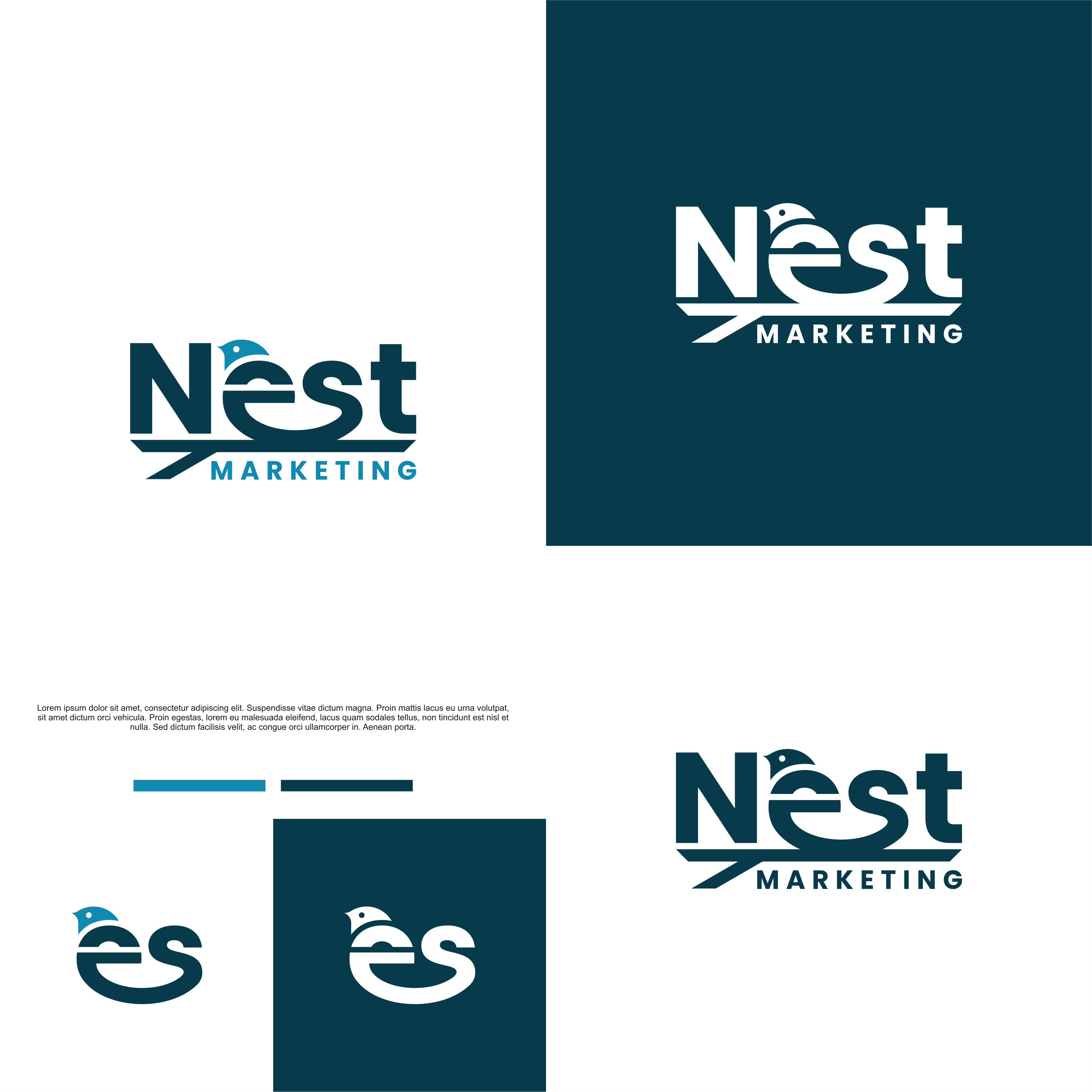 Diseño de Logo por Nembelas Studio para Nest Marketing | Diseño #31543811