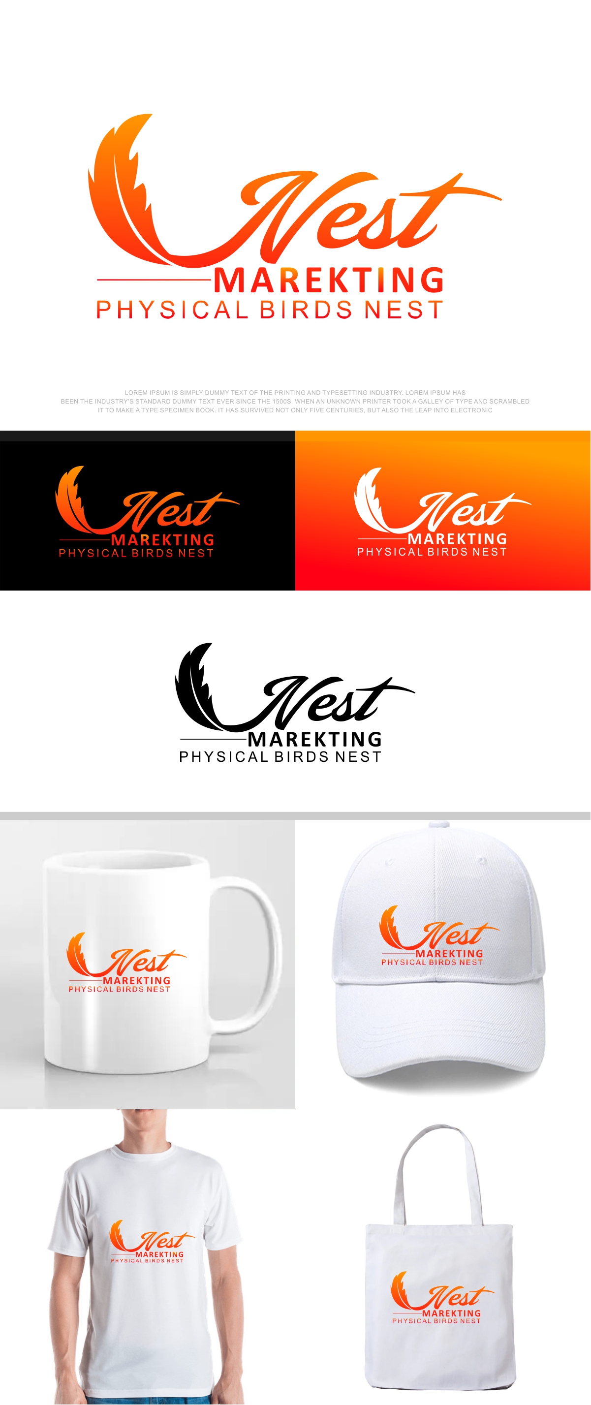 Logo Design by fly  design for Nest Marketing | Design #31589560