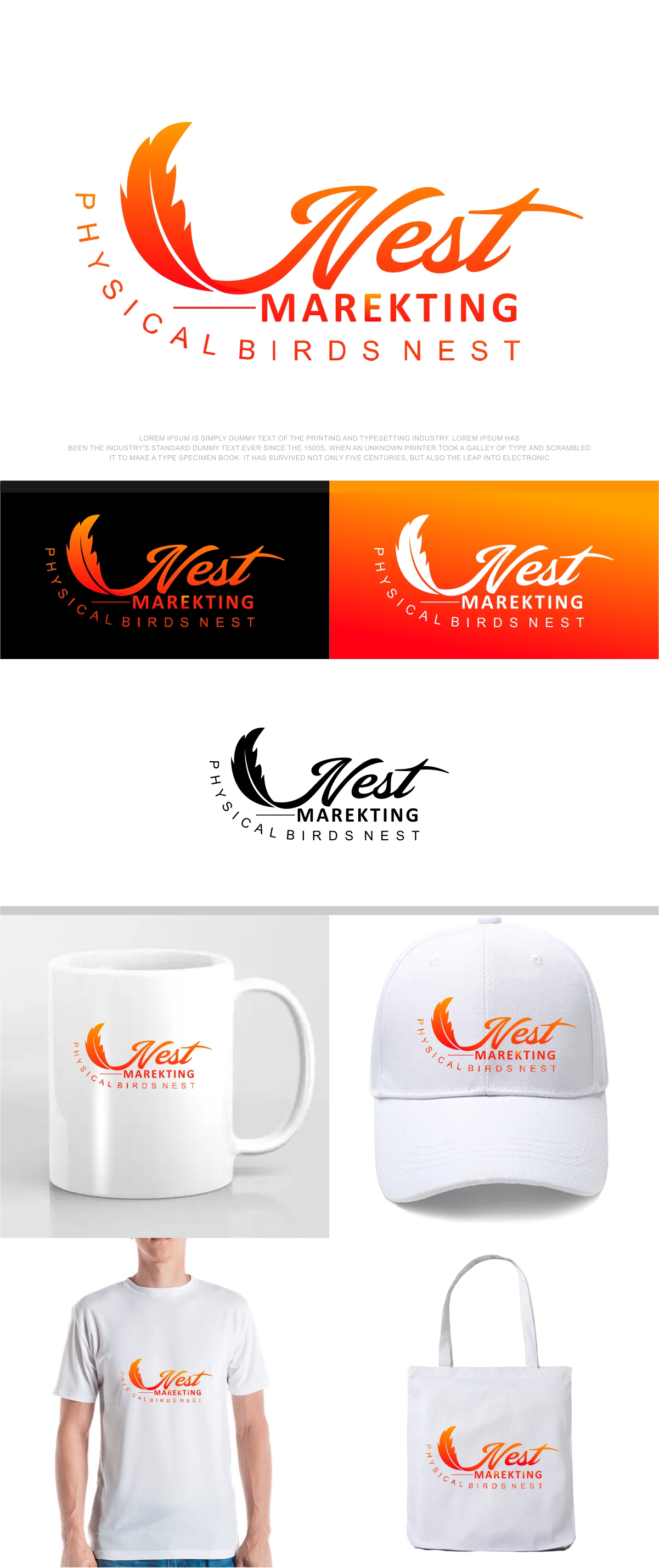 Logo Design by fly  design for Nest Marketing | Design #31589561