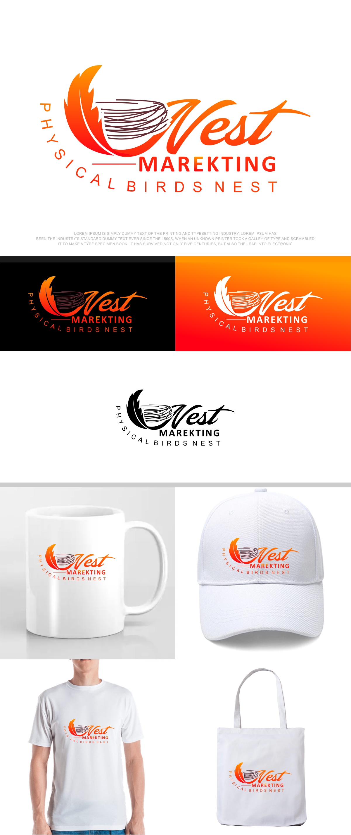 Logo Design by fly  design for Nest Marketing | Design #31594932