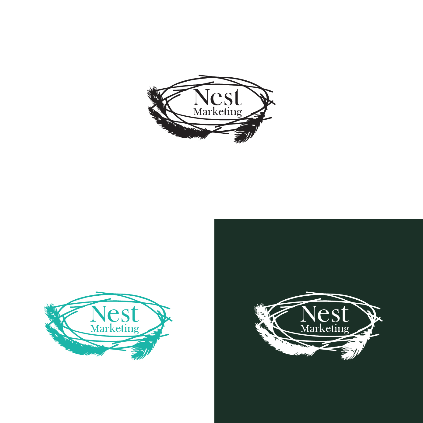 Logo Design by AL-BARAKAH for Nest Marketing | Design #31532776