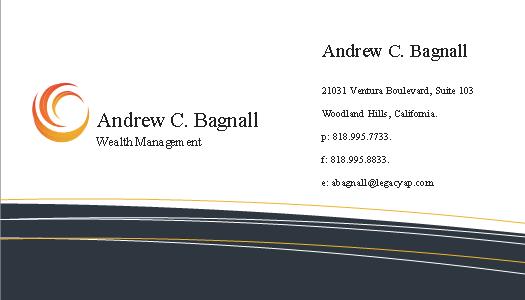 Visitenkarten-Design von kareemmattary für Law Offices of Andrew C. Bagnall | Design #3090575