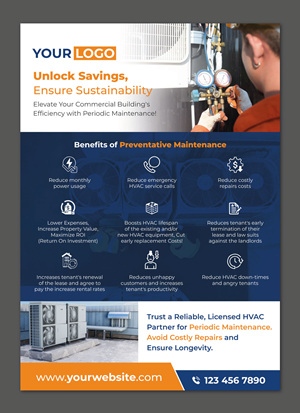 Flyer Design by Adi GFX for Gama Central Heating & Air Conditioning | Design: #31550887