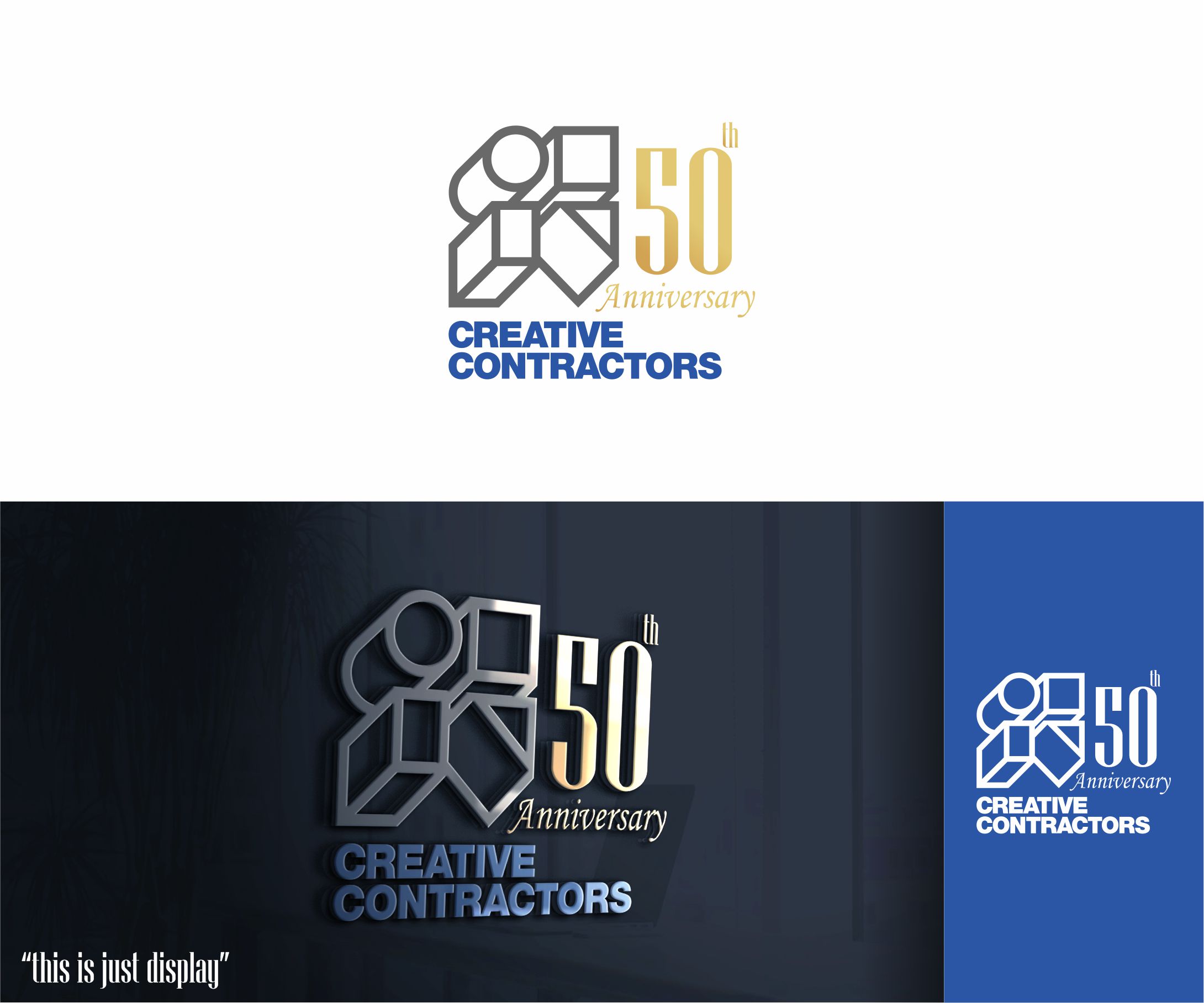 Logo Design by alkaline for Creative Contractors, Inc. | Design #31540057