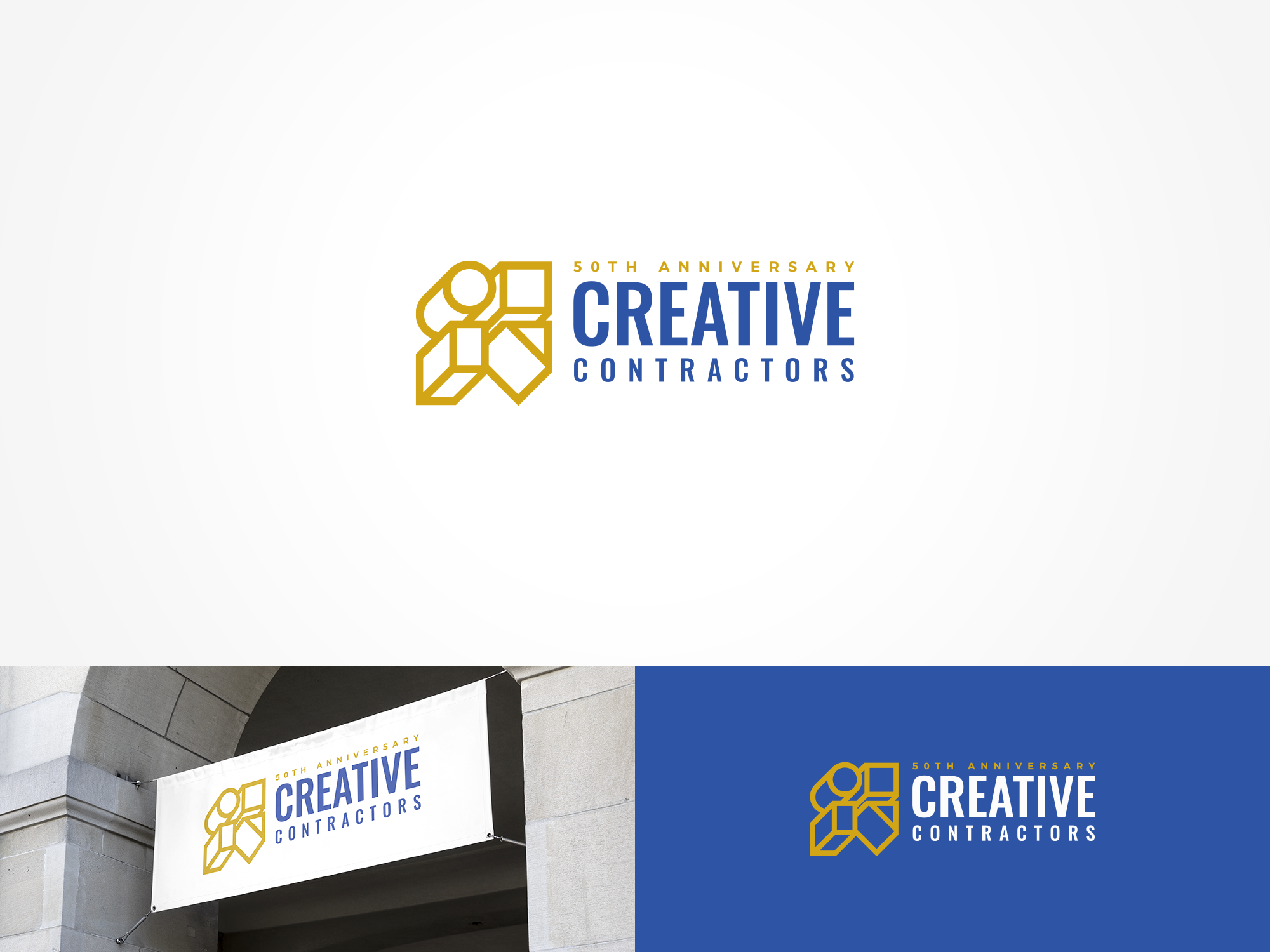 Logo Design by COLOUR CREATIVE for Creative Contractors, Inc. | Design #31573944