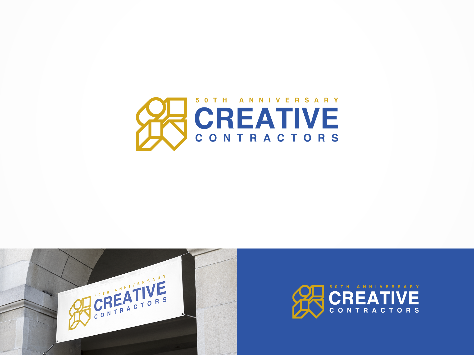 Logo Design by COLOUR CREATIVE for Creative Contractors, Inc. | Design #31586752
