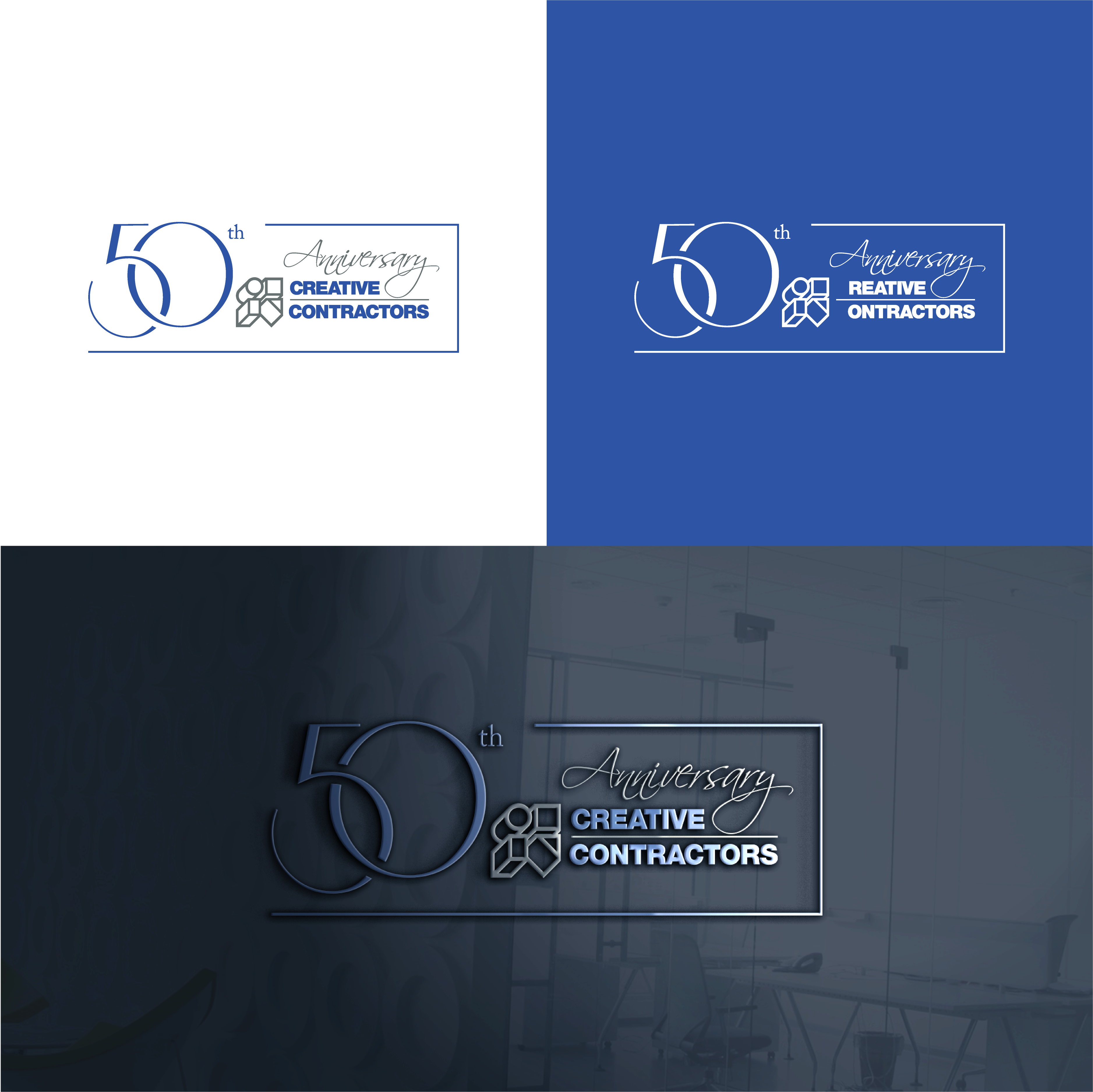 Logo Design by The Lion Studios for Creative Contractors, Inc. | Design #31542541
