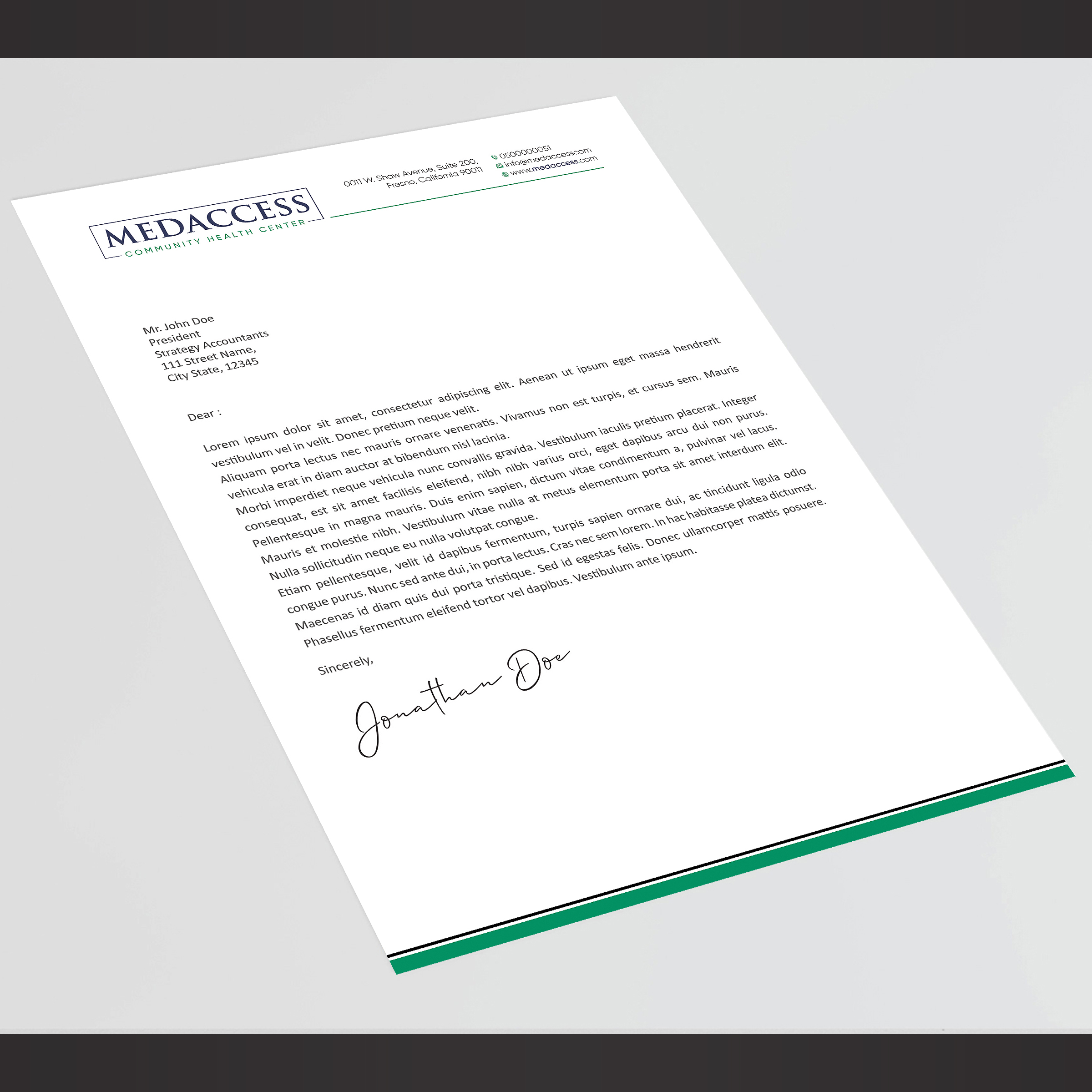 Letterhead Design by Designers Hub for this project | Design #31546477