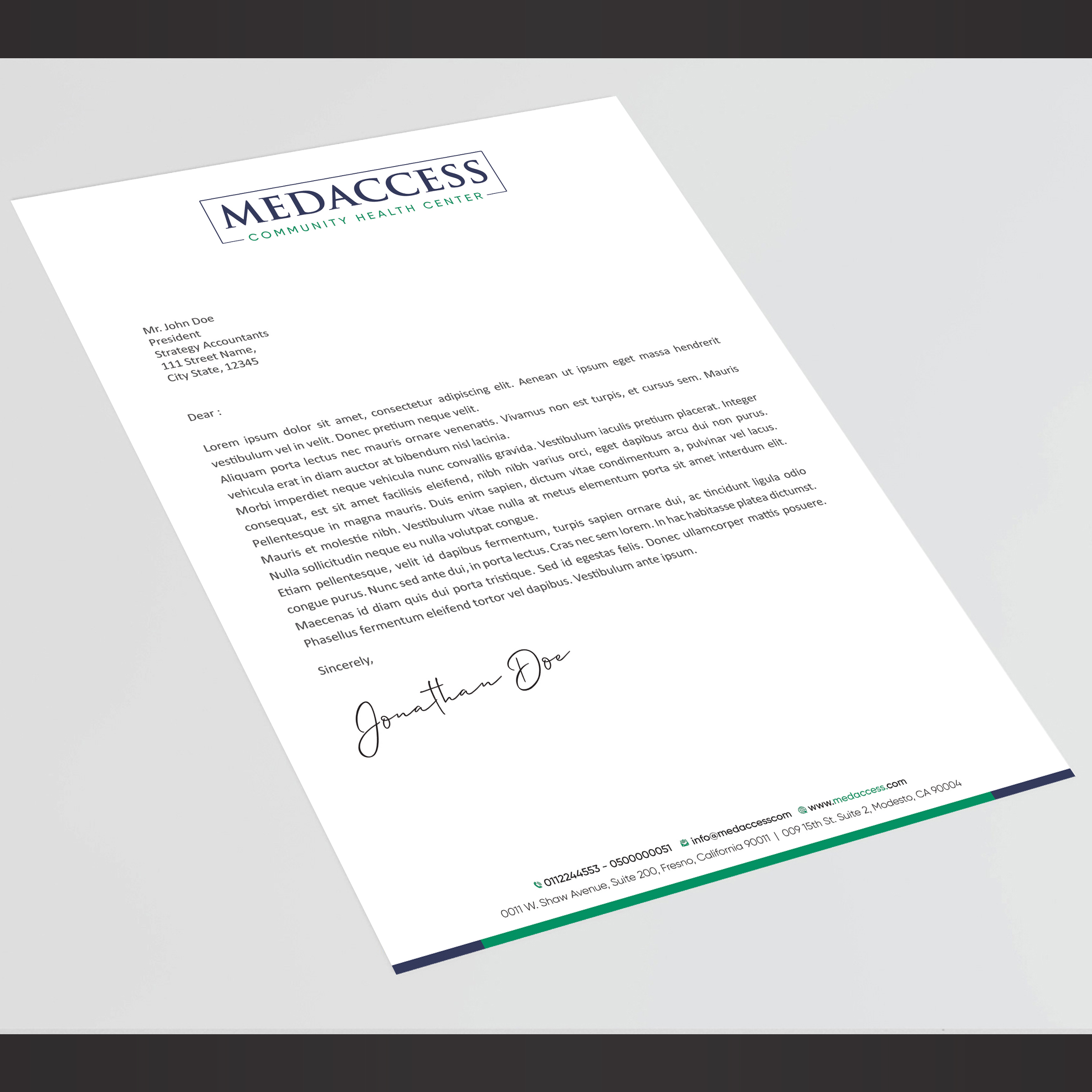Letterhead Design by Designers Hub for this project | Design #31546479