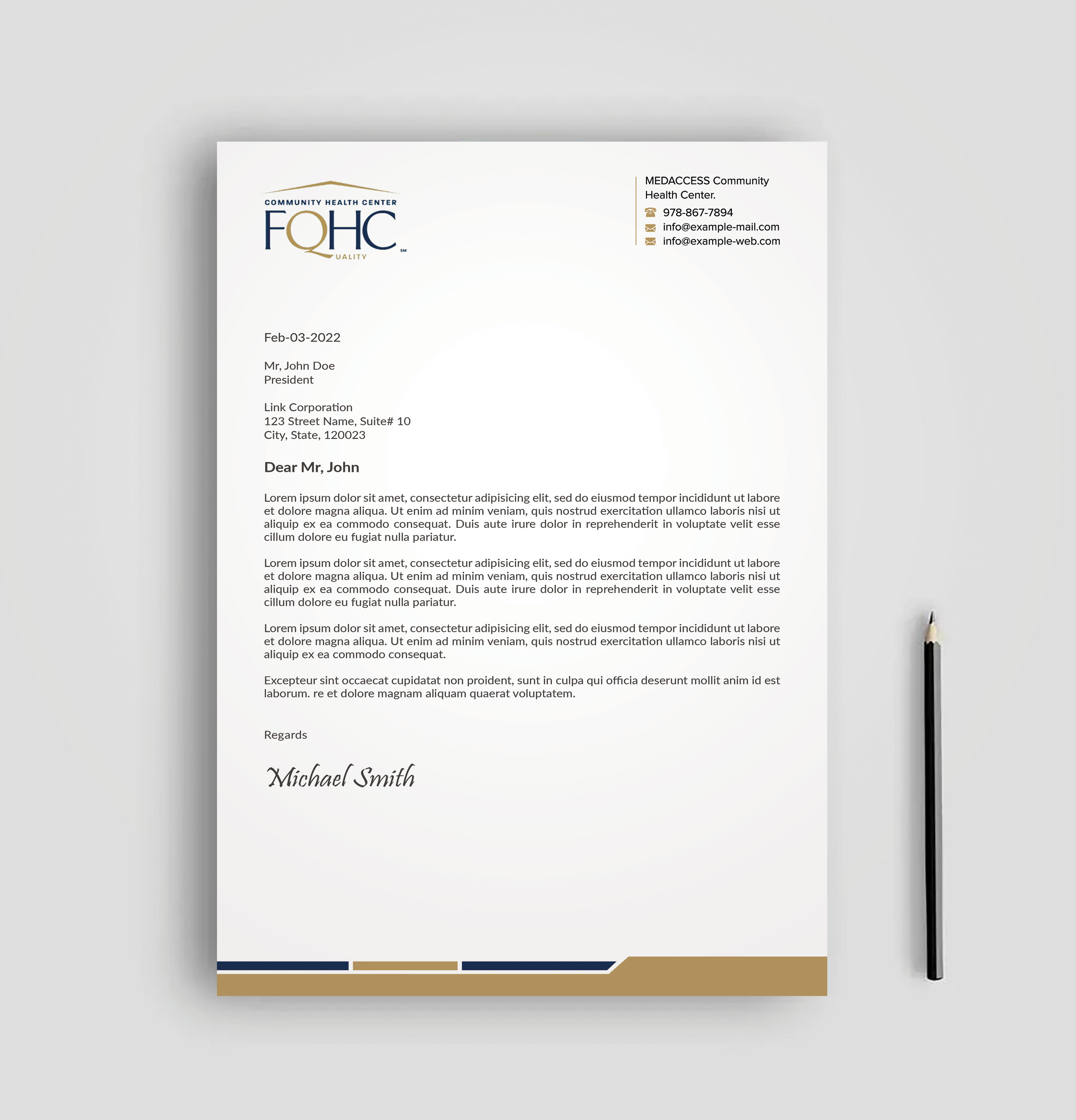 Diseño de Membrete por sadikul islam para este proyecto | Diseño #31571941