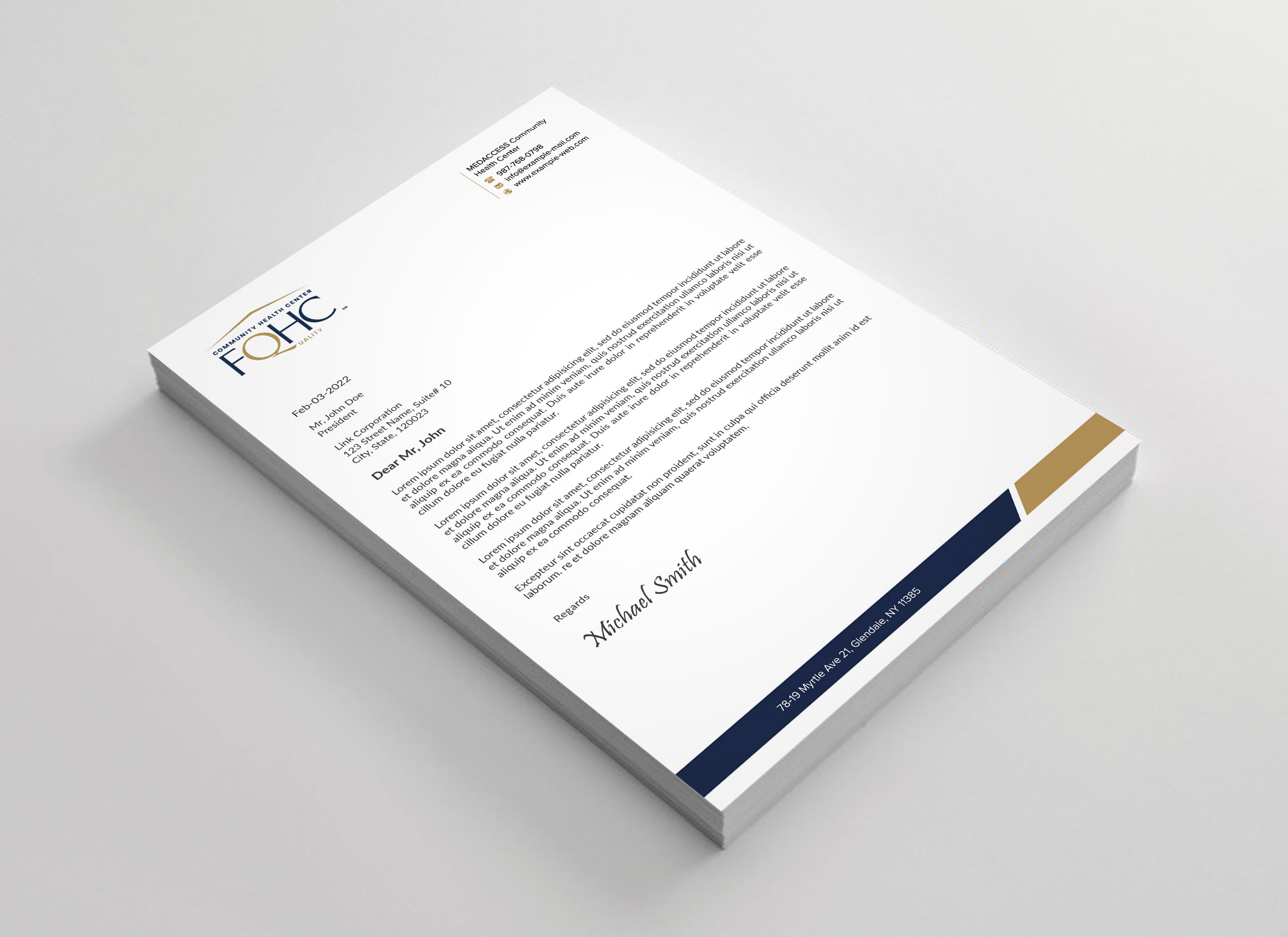 Letterhead Design by sadikul islam for this project | Design #31572081
