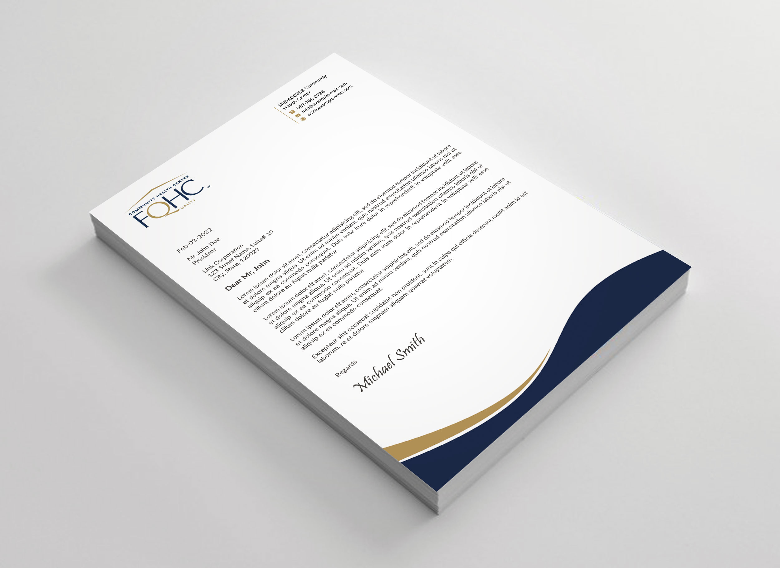 Letterhead Design by sadikul islam for this project | Design #31572093