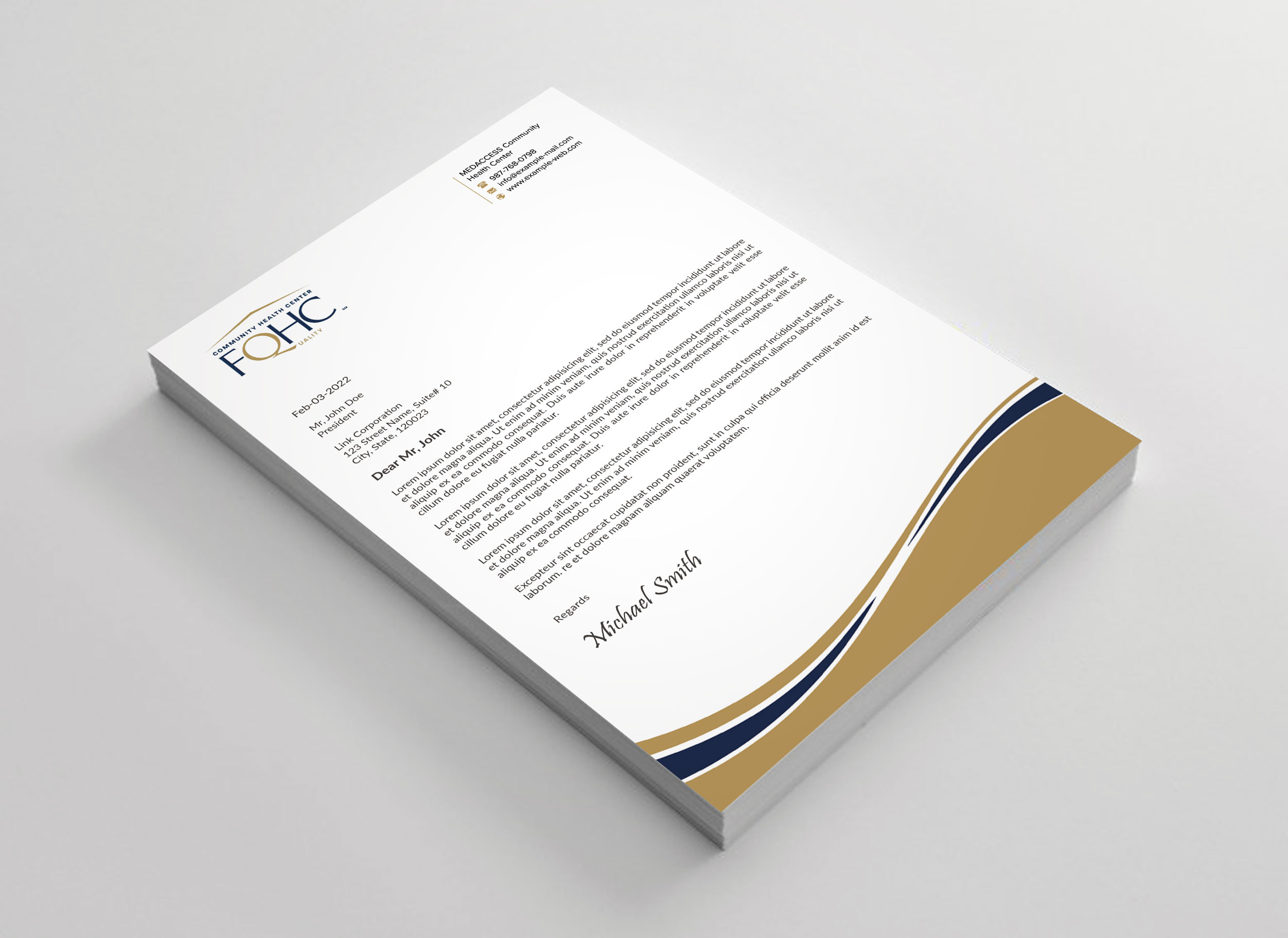 Letterhead Design by sadikul islam for this project | Design #31572095