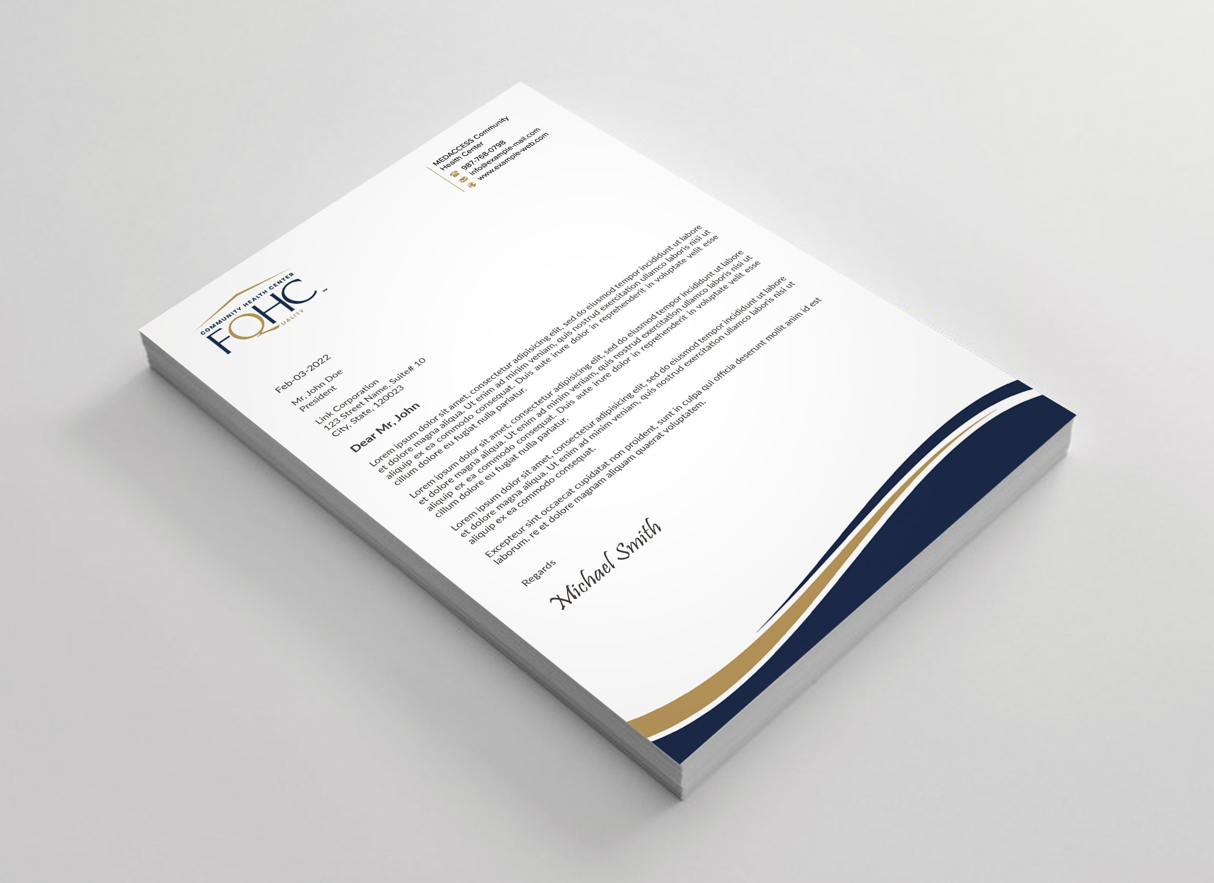 Letterhead Design by sadikul islam for this project | Design #31572159