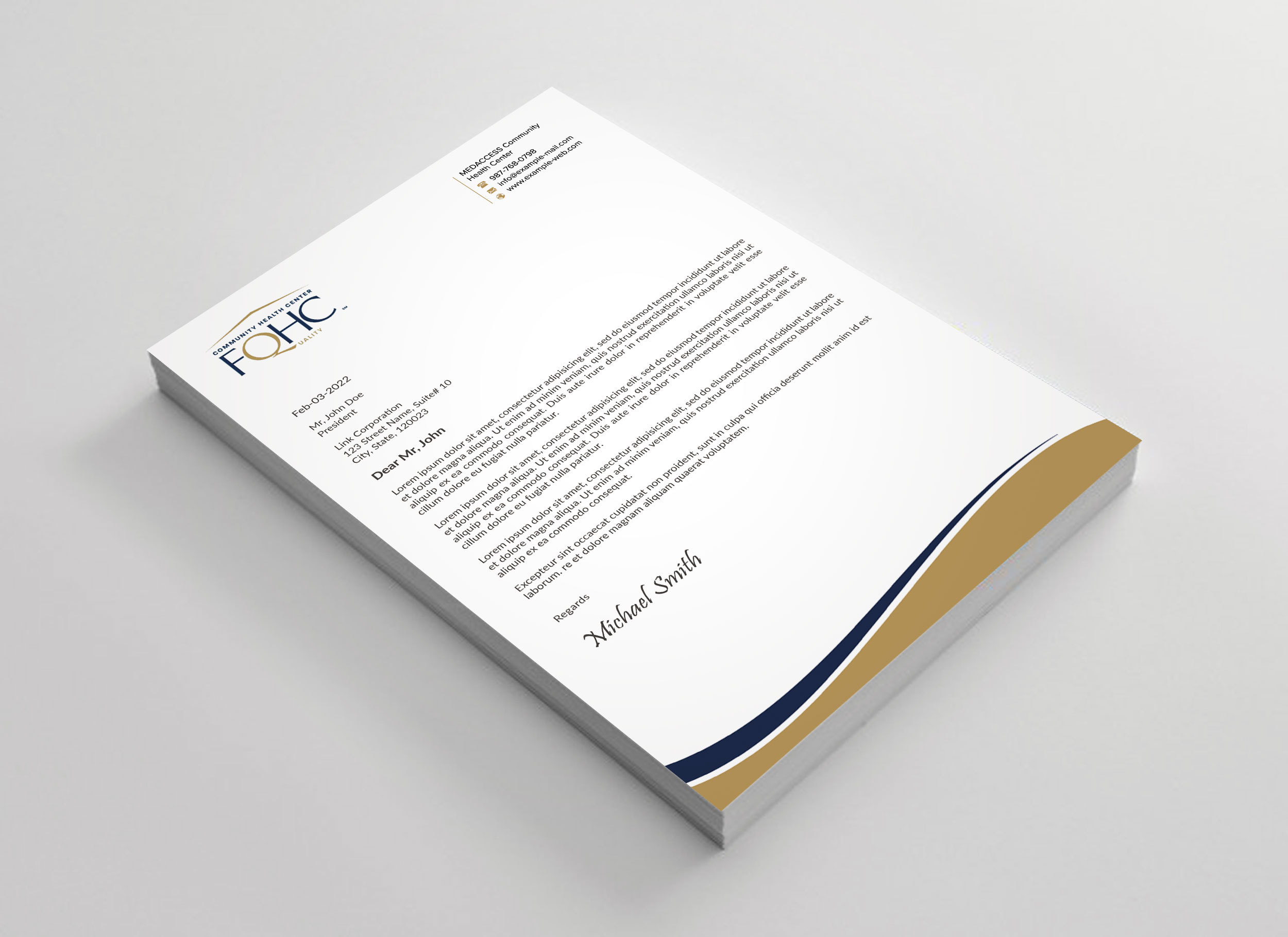 Letterhead Design by sadikul islam for this project | Design #31572171