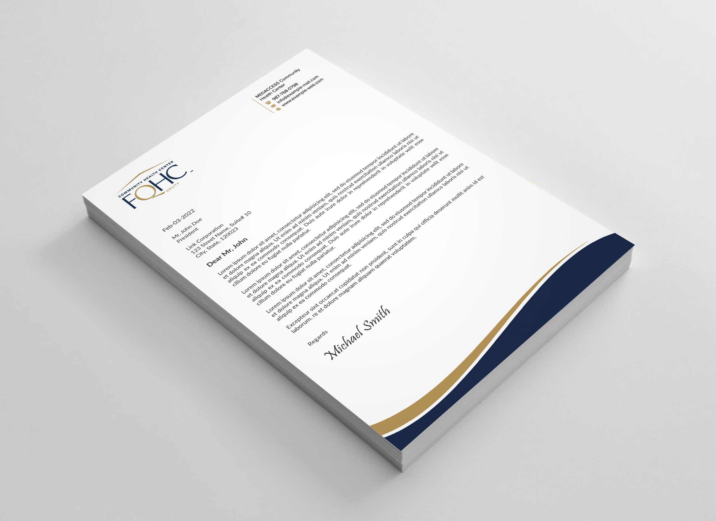 Letterhead Design by sadikul islam for this project | Design #31572204