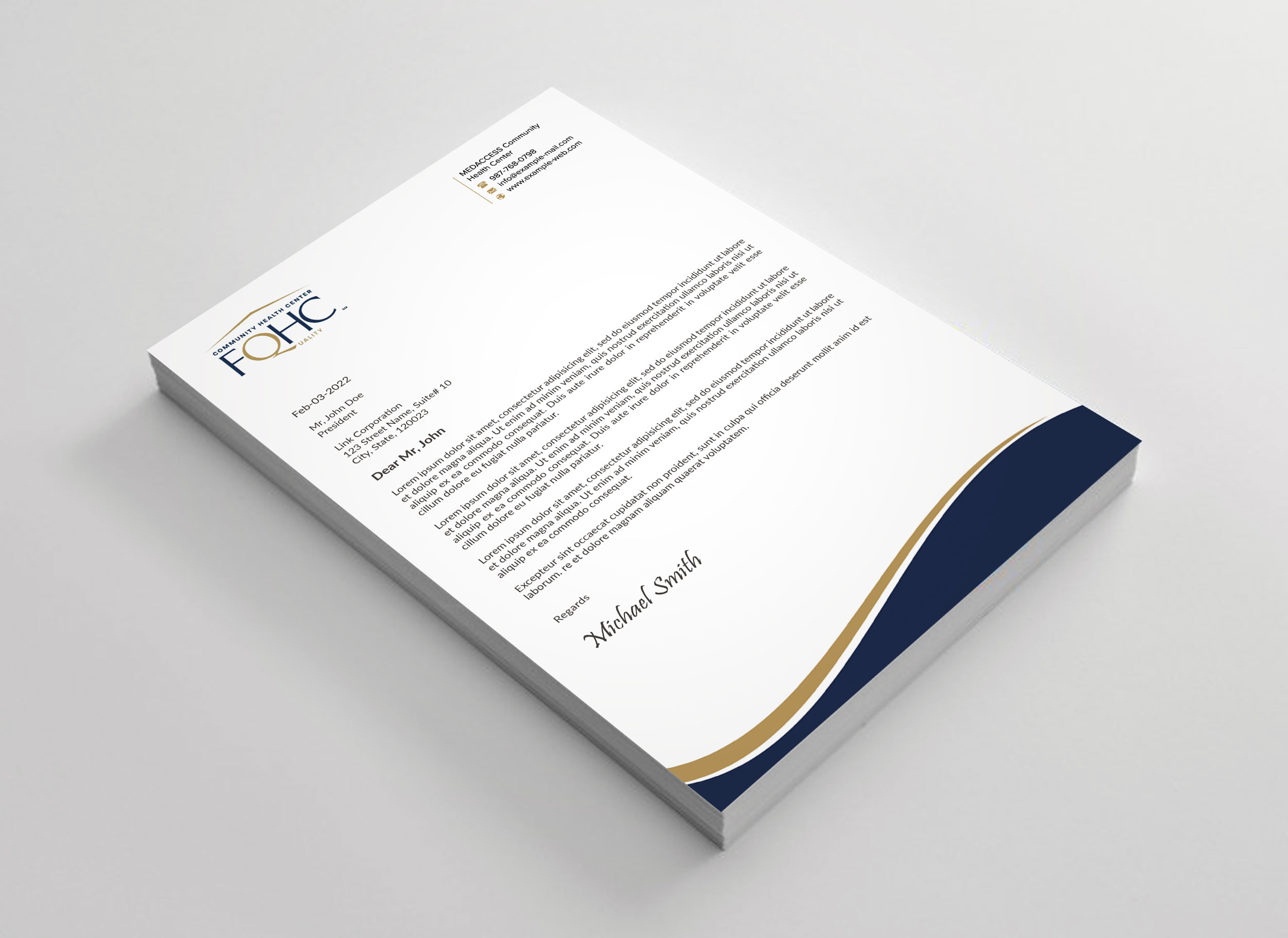 Letterhead Design by sadikul islam for this project | Design #31572206