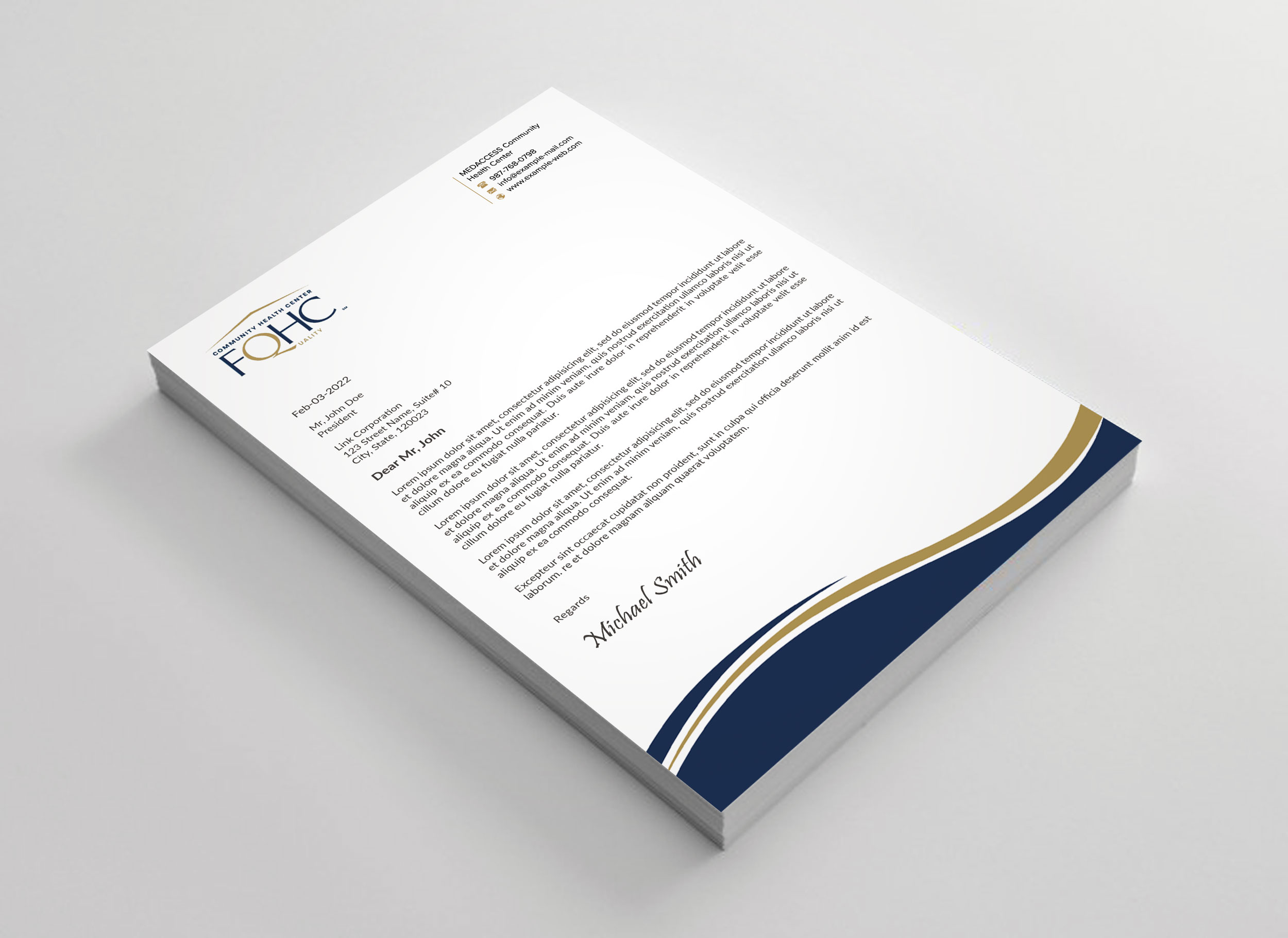 Letterhead Design by sadikul islam for this project | Design #31572903