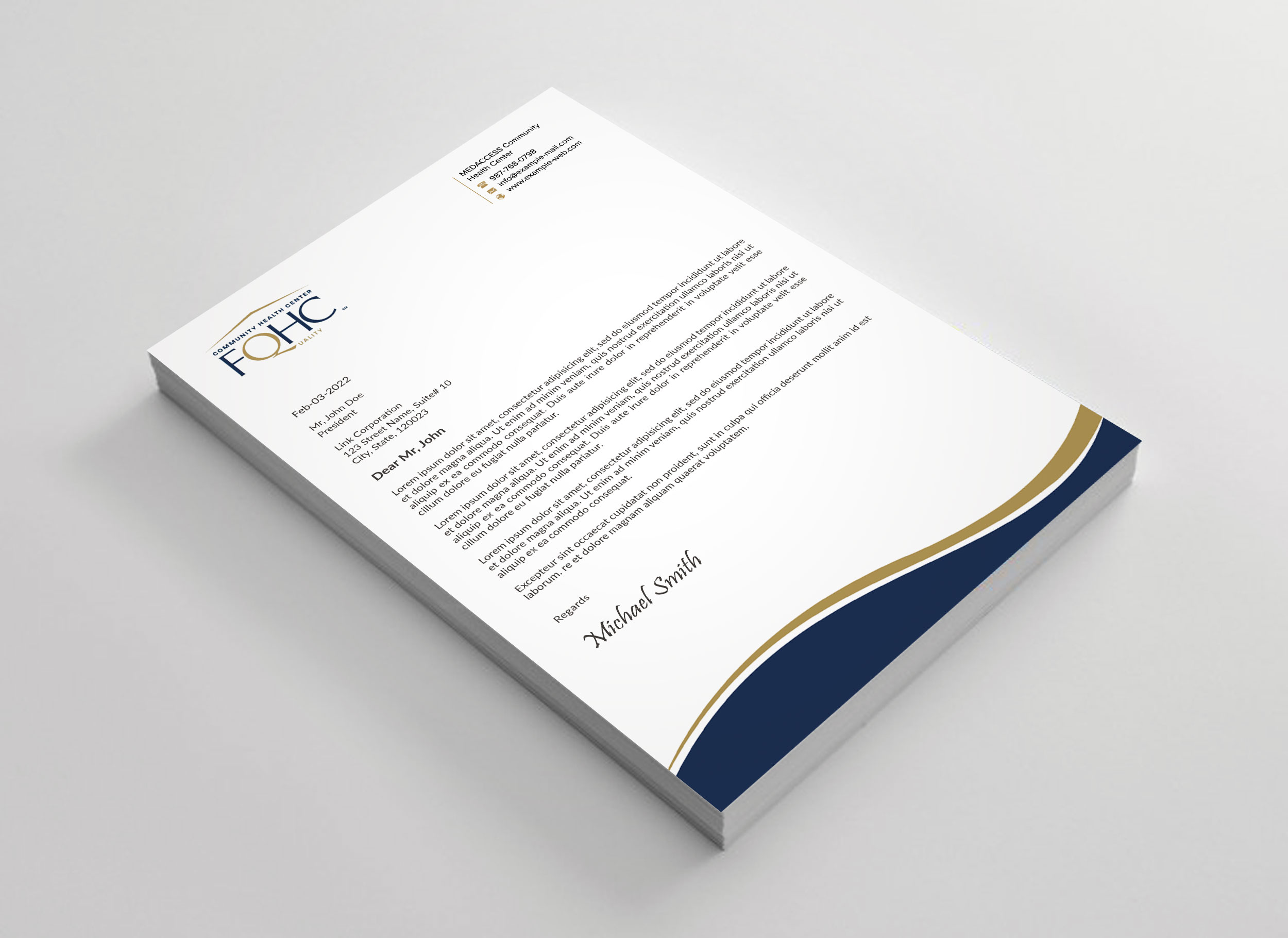 Letterhead Design by sadikul islam for this project | Design #31572904