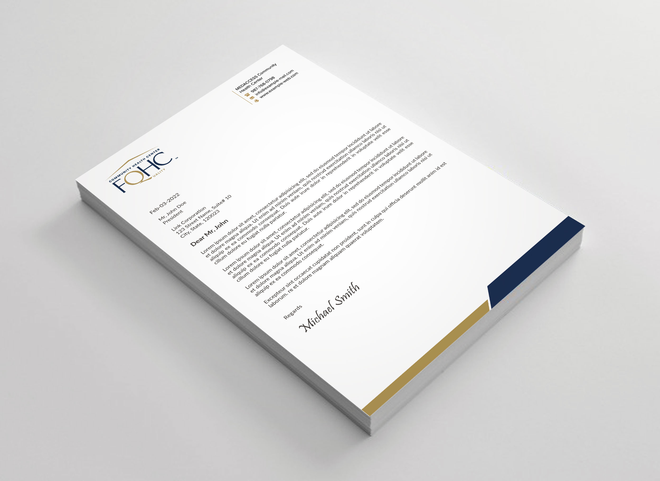 Letterhead Design by sadikul islam for this project | Design #31572928