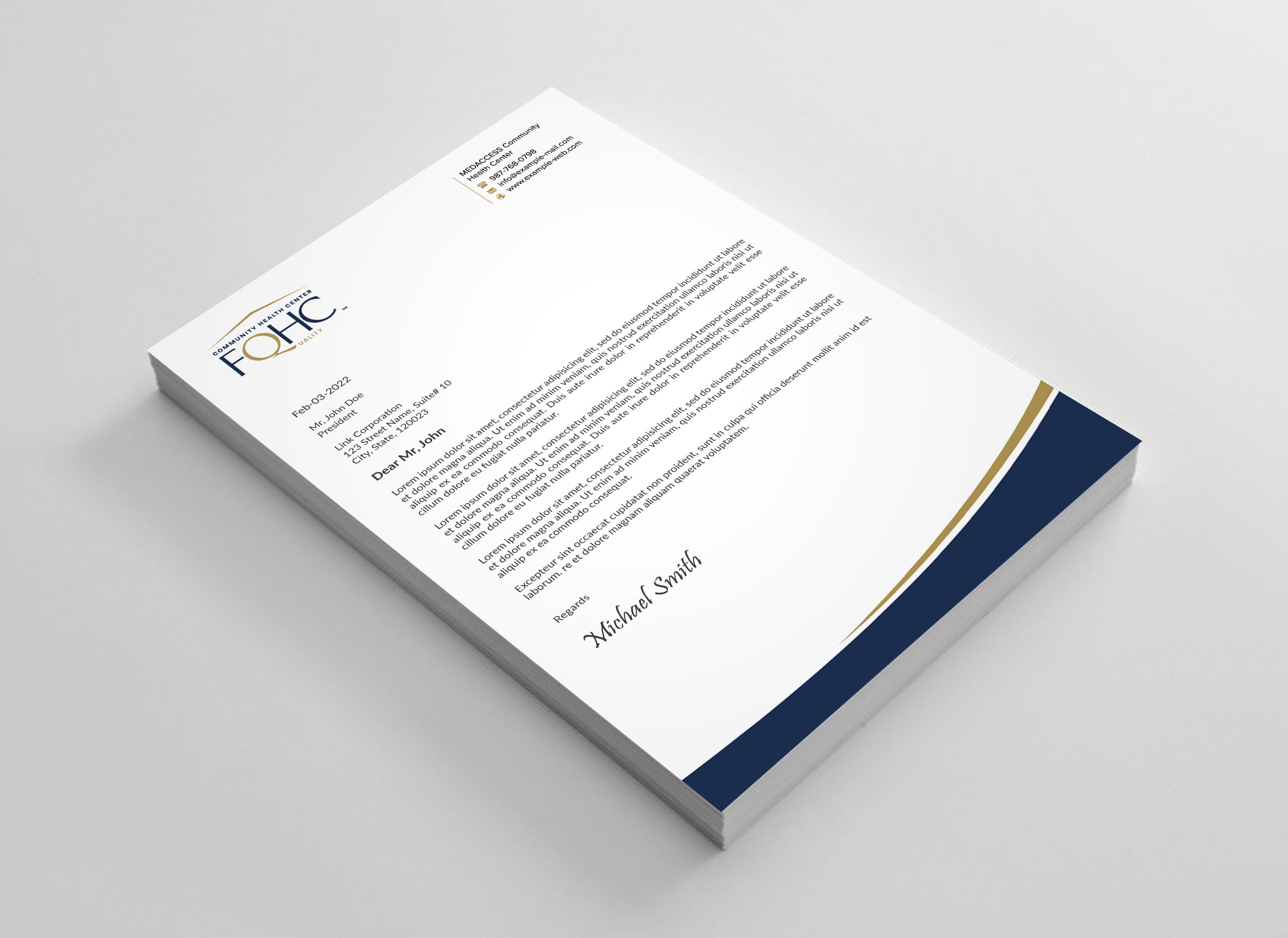 Letterhead Design by sadikul islam for this project | Design #31572940