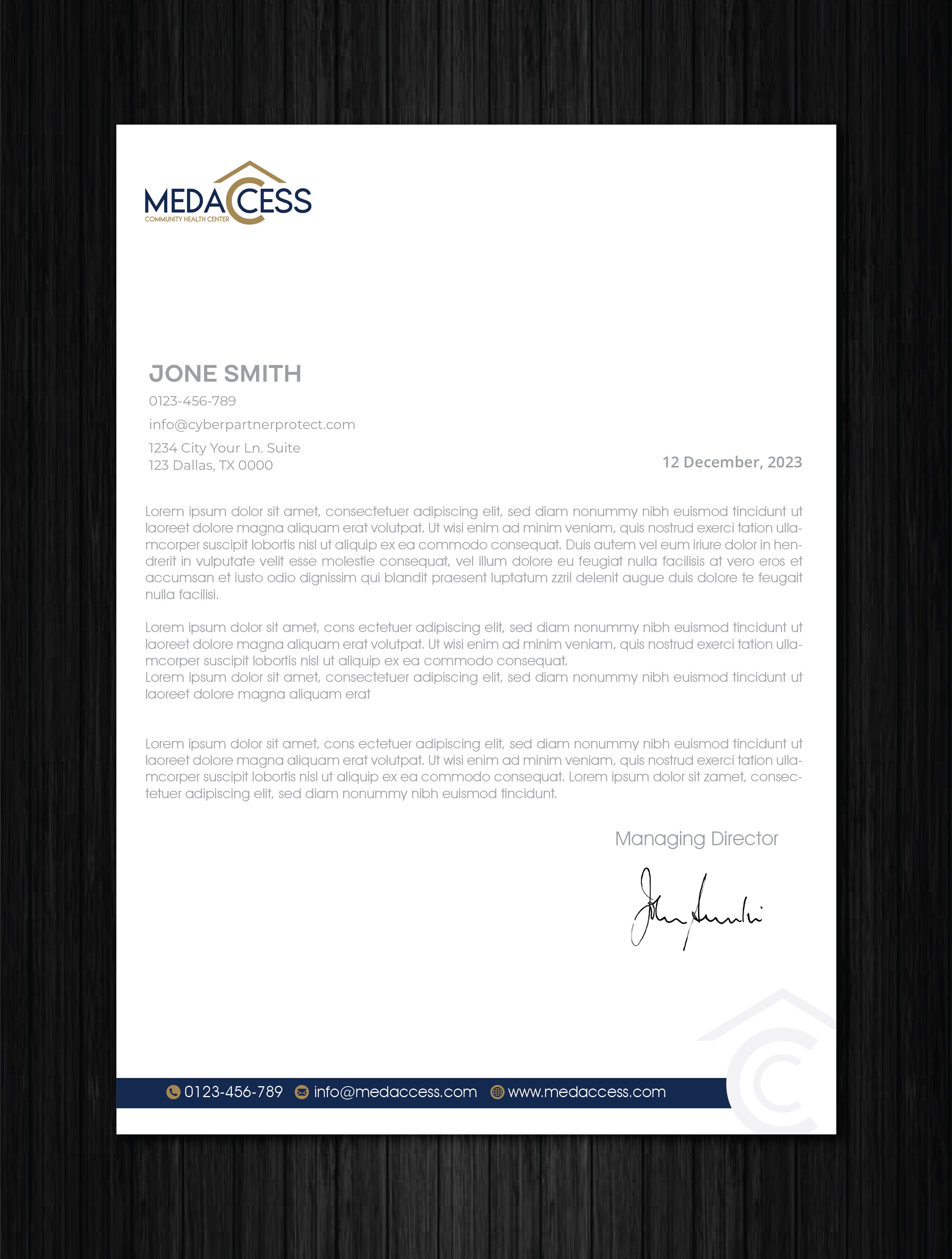Letterhead Design by artbitin for this project | Design #31560310