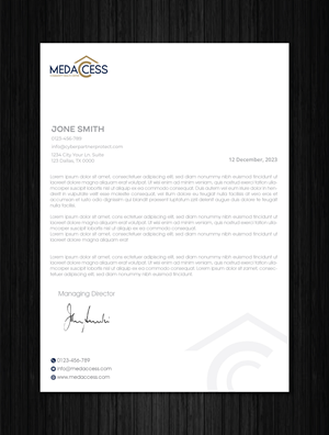 Letterhead Design by artbitin for this project | Design: #31560311