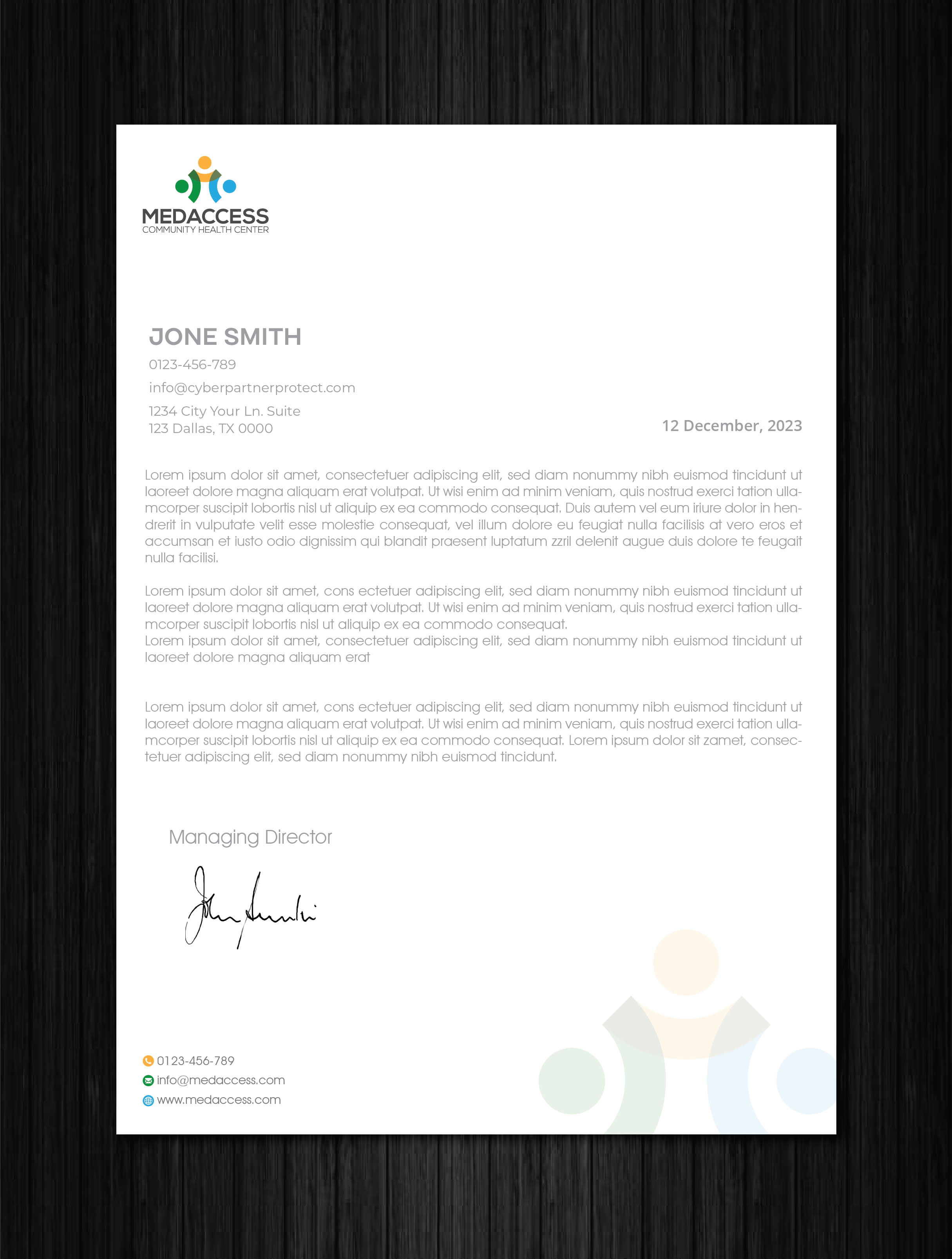 Letterhead Design by artbitin for this project | Design #31560319