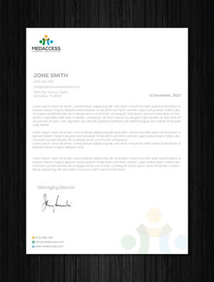 Letterhead Design by artbitin for this project | Design: #31560319