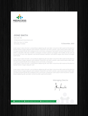 Letterhead Design by artbitin for this project | Design: #31560321