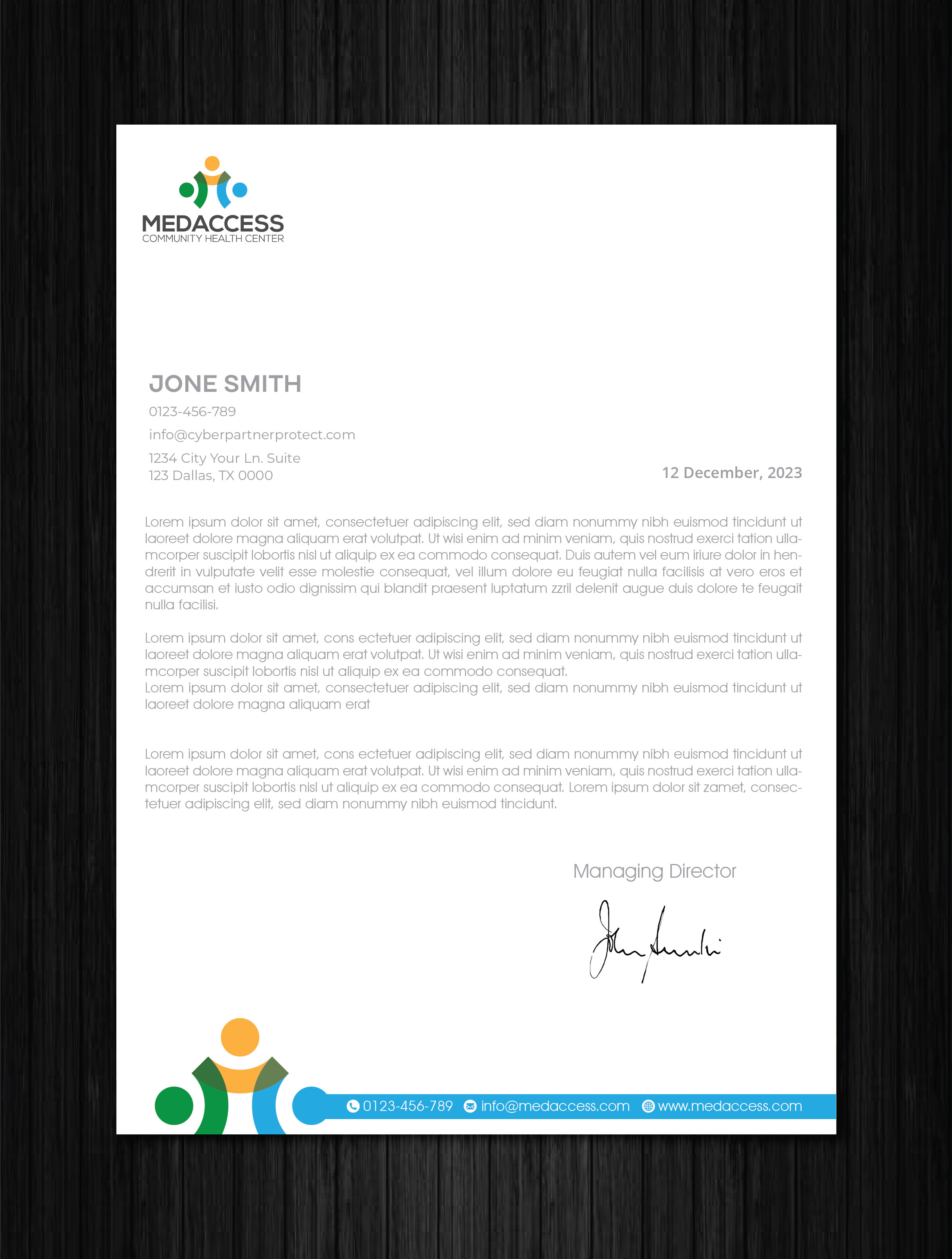 Letterhead Design by artbitin for this project | Design #31560323