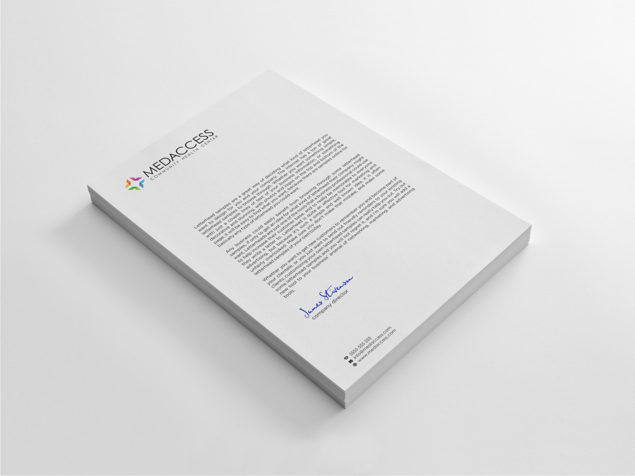 Letterhead Design by Atvento Graphics for this project | Design #31541471