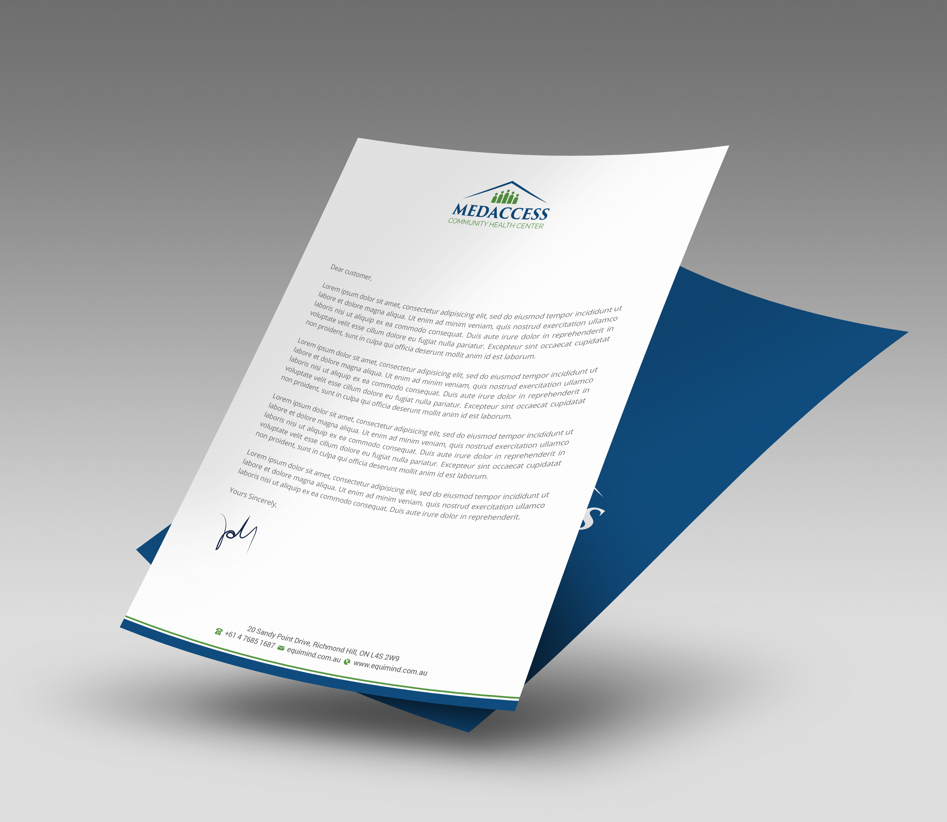 Letterhead Design by R.design for this project | Design #31557326