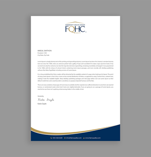 Letterhead Design by DesignShout for this project | Design: #31583897