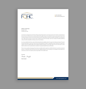 Letterhead Design by DesignShout for this project | Design: #31583899