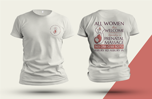 T-shirt Design by Ismail Hossain for Asbury Prenatal Massage Center | Design #31546083