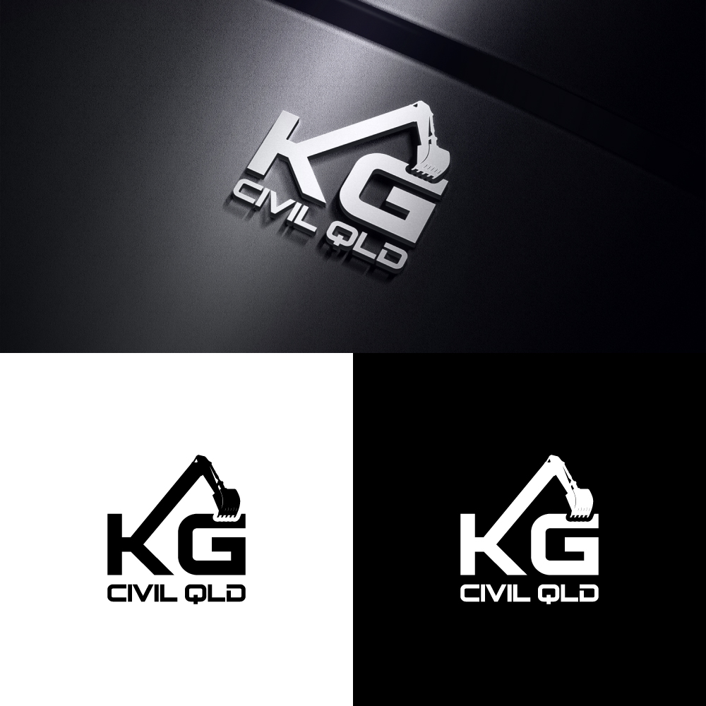 Logo Design by rm00 for KG CIVIL QLD | Design #31546578