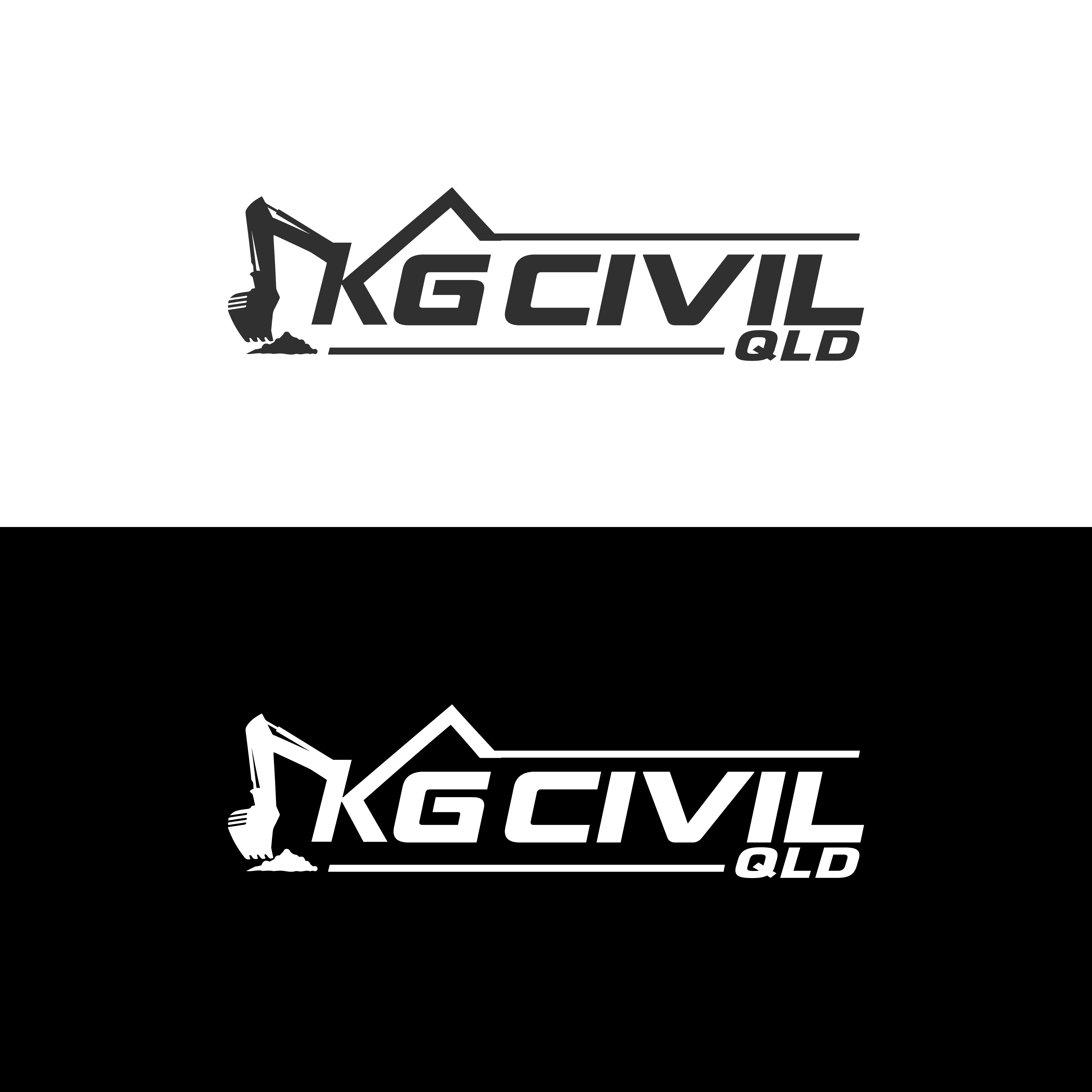 Diseño de Logo por M Art & Design para KG CIVIL QLD | Diseño #31546113