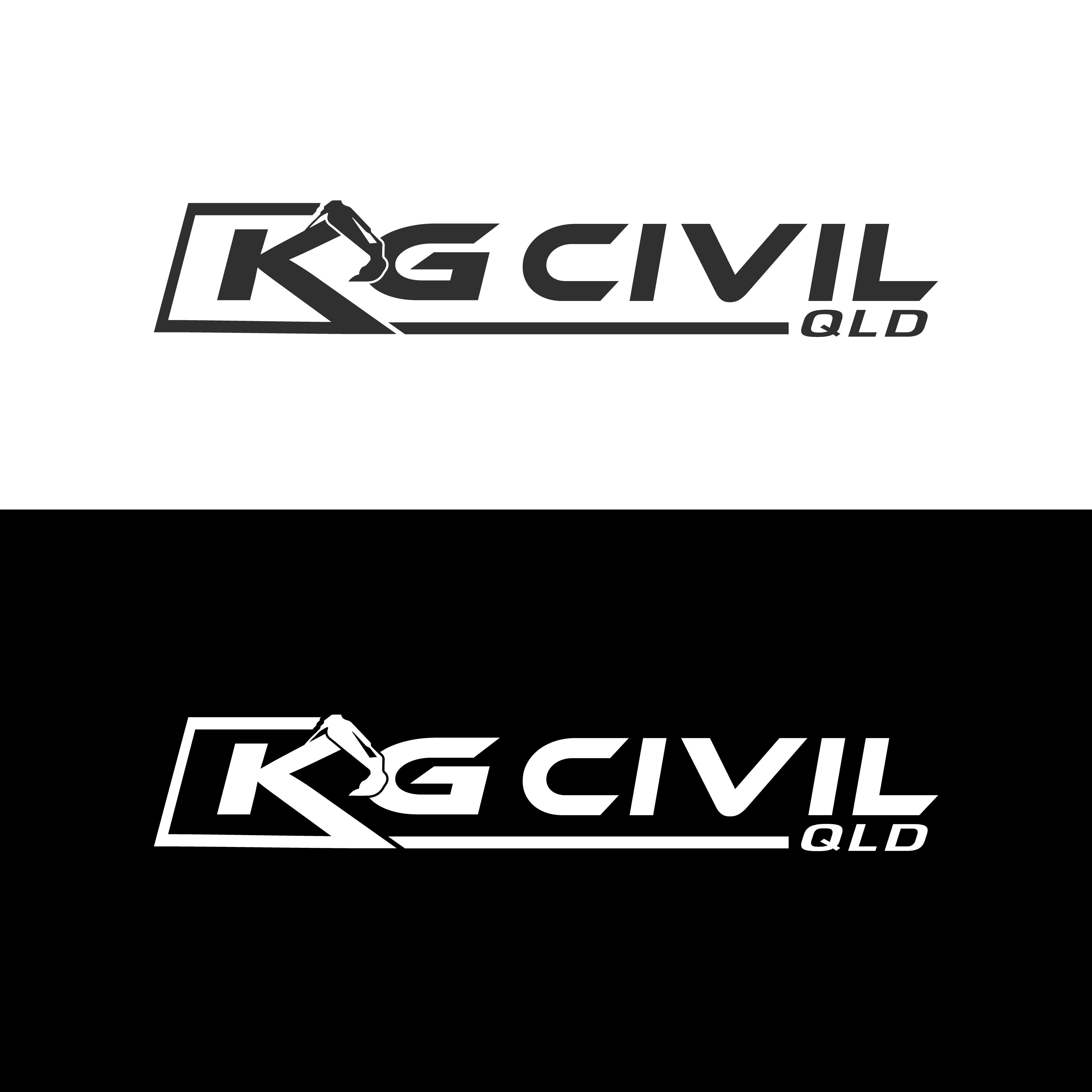 Diseño de Logo por M Art & Design para KG CIVIL QLD | Diseño #31546559